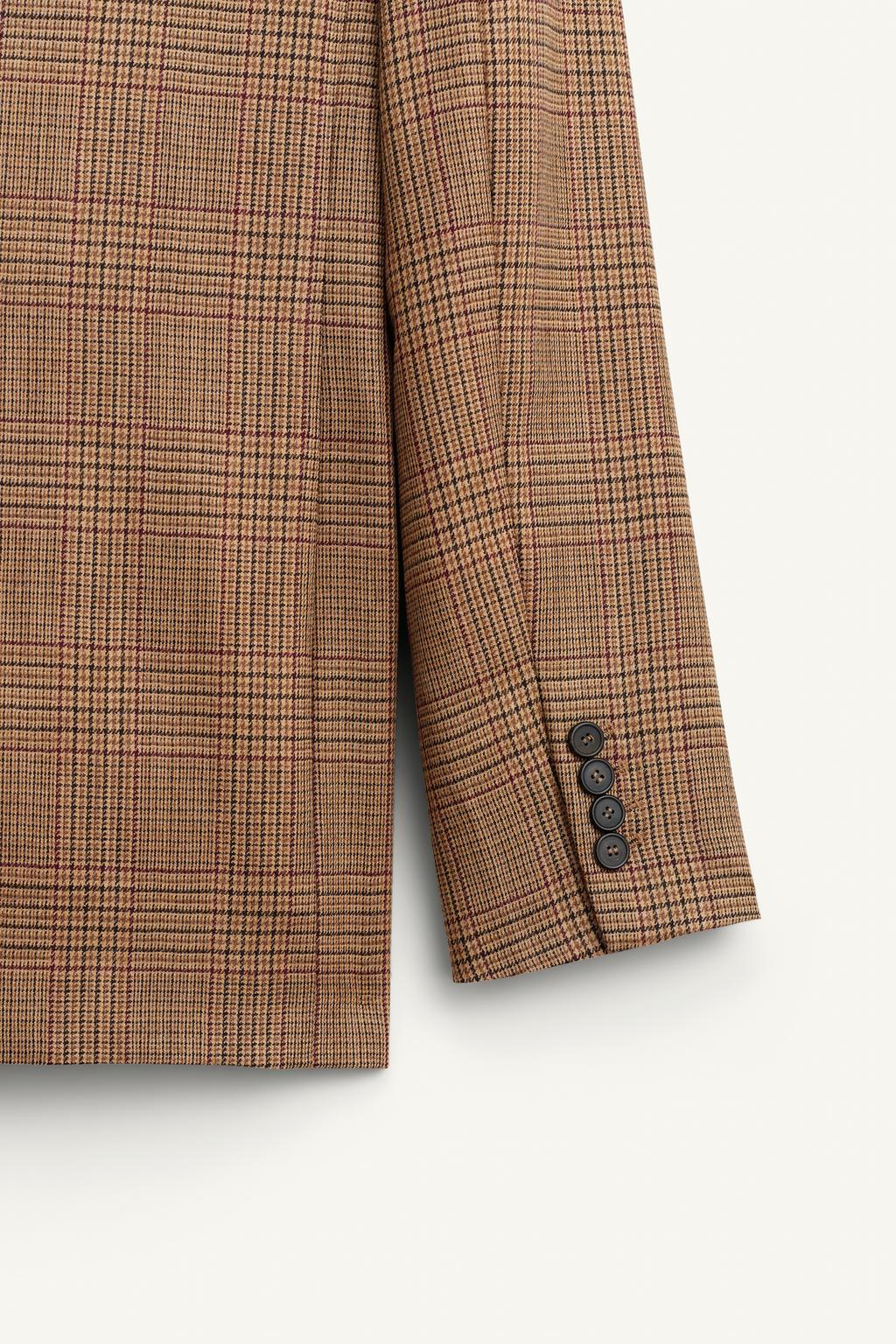 Limited Edition 100% Wool Check Blazer