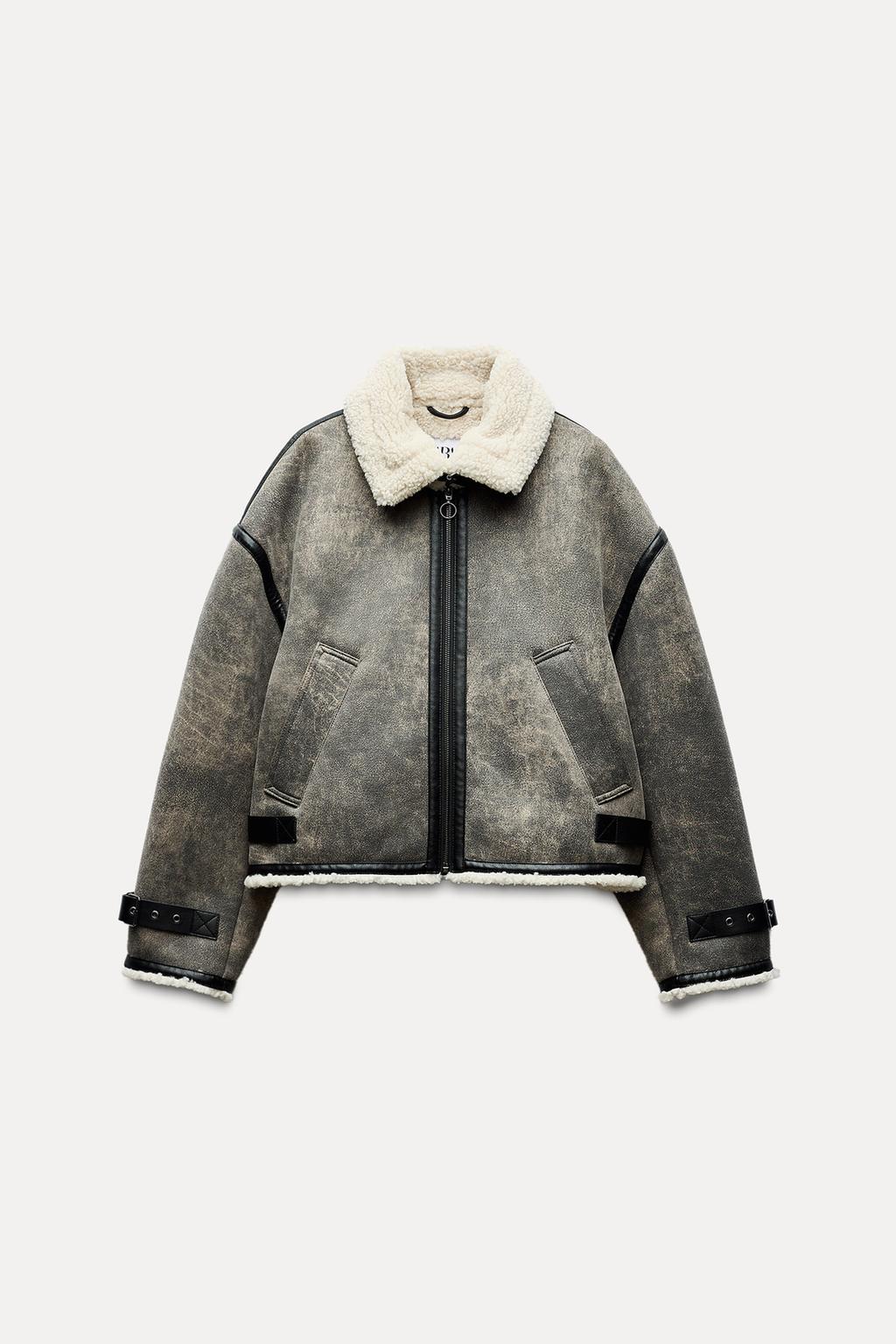 Double-faced jacket with tabs