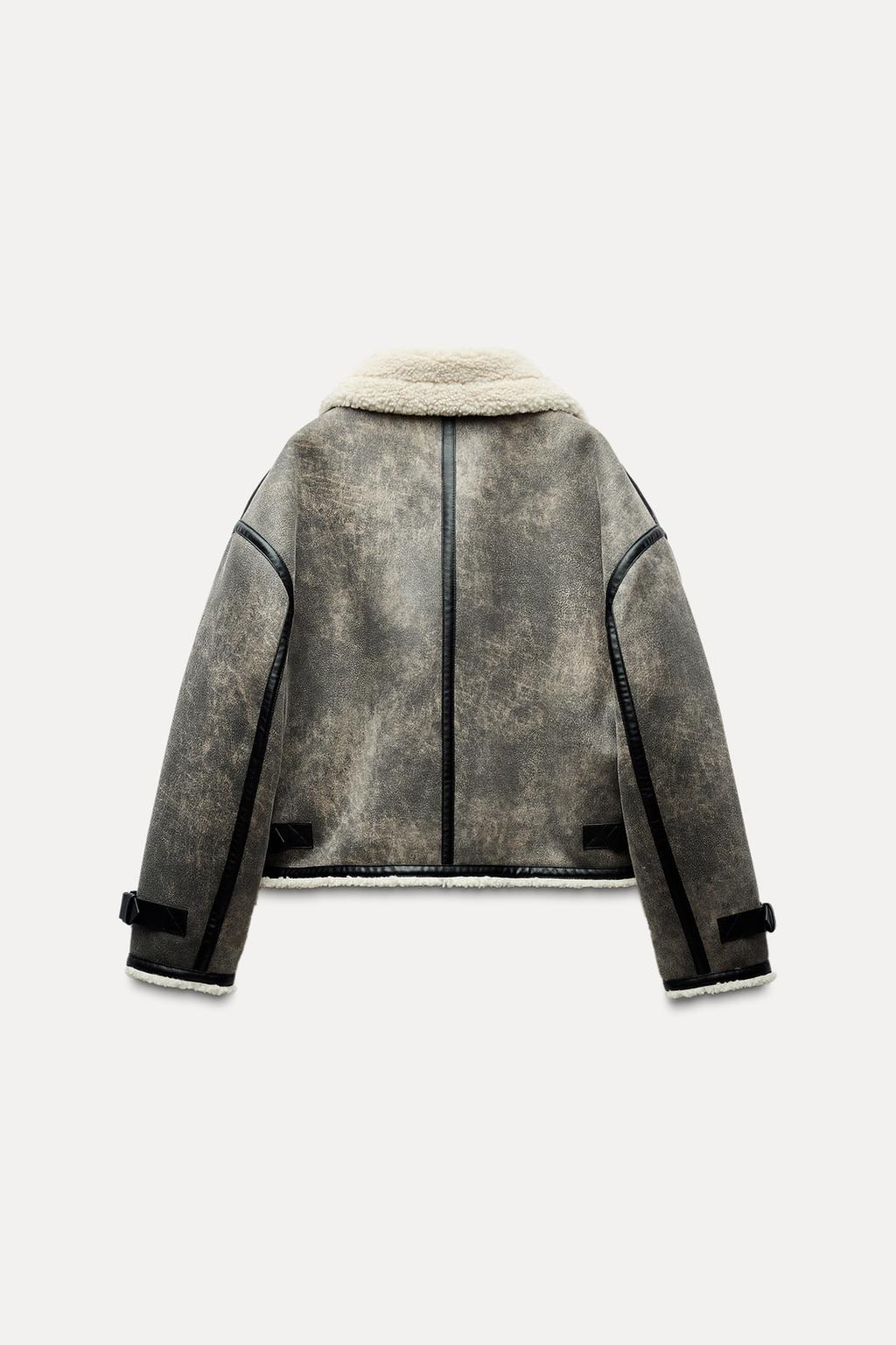 Double-faced jacket with tabs