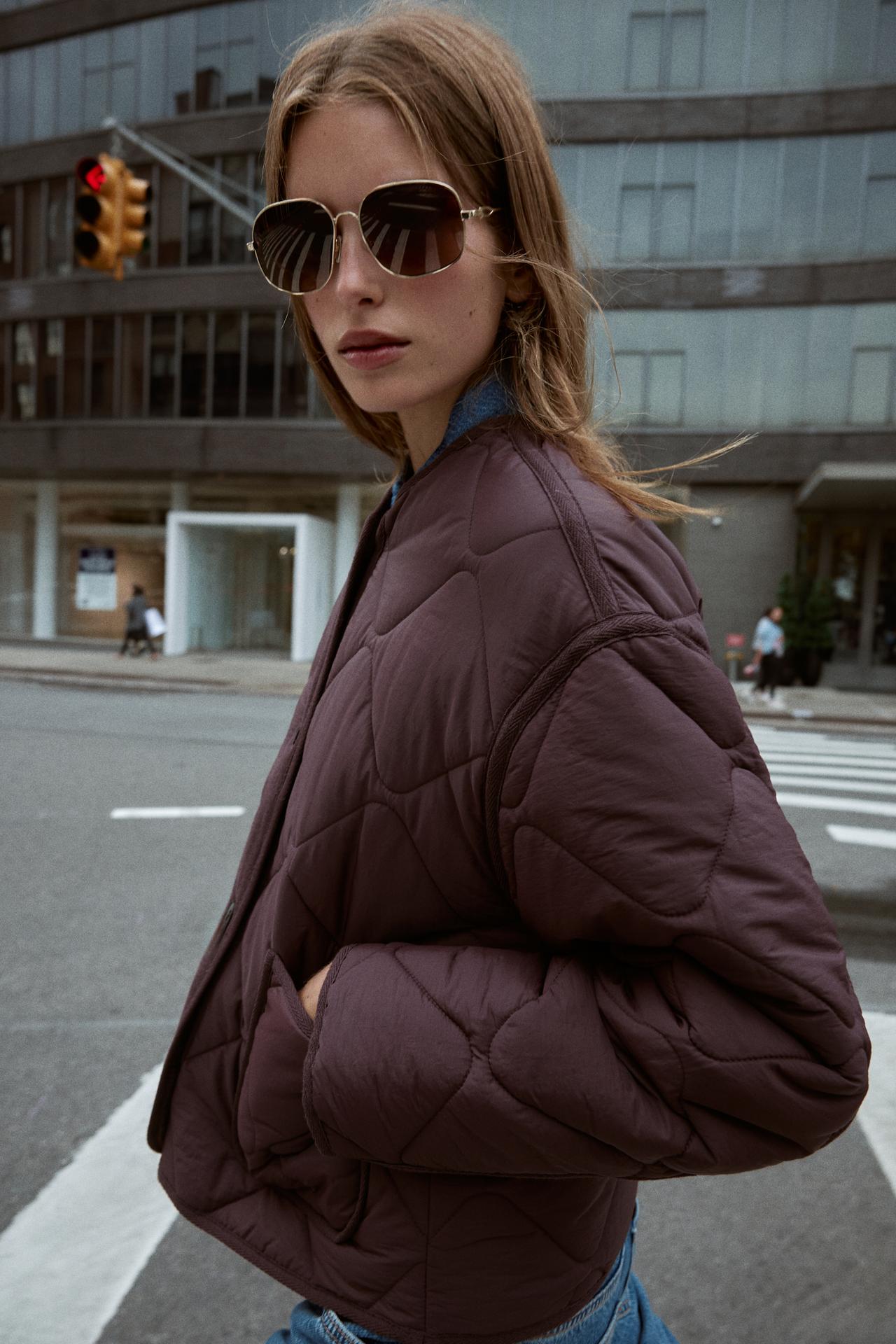 Quilted Jacket With Patch Pockets