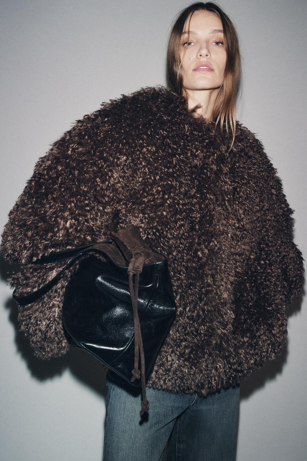 Faux Fur Coat Zw Collection