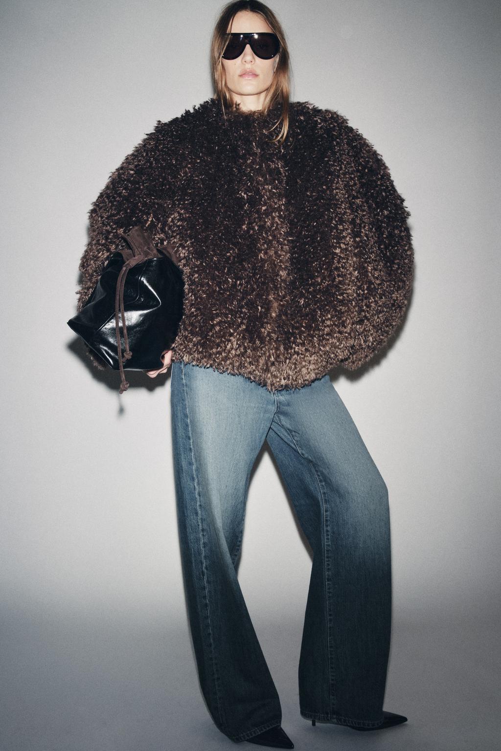 Faux Fur Coat Zw Collection