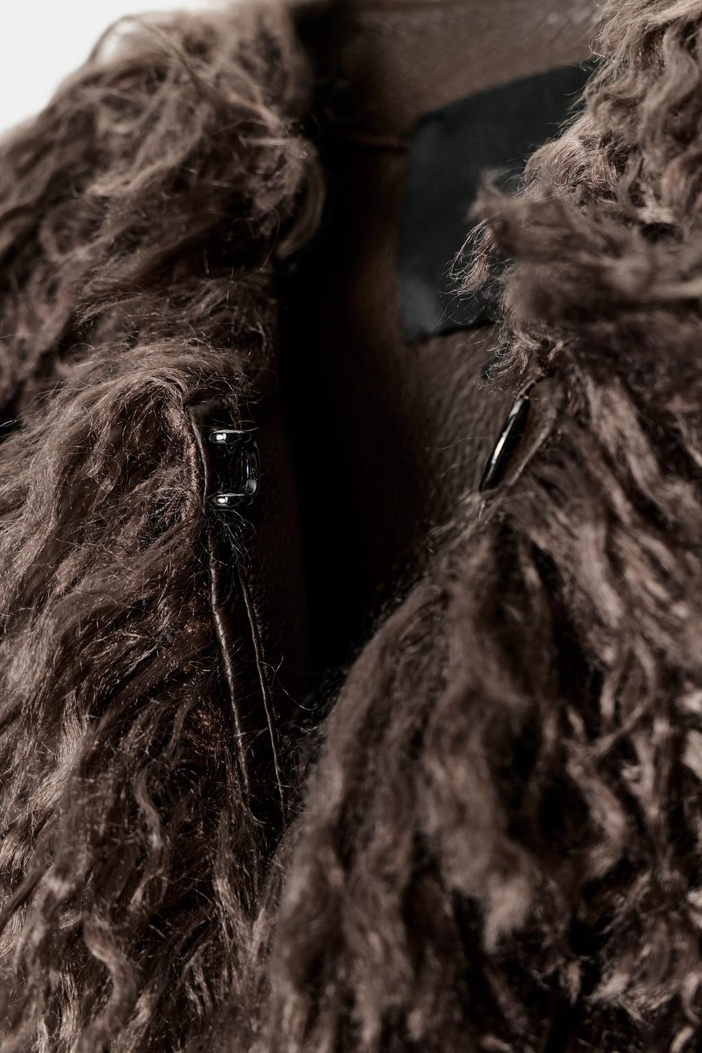 Faux Fur Coat Zw Collection
