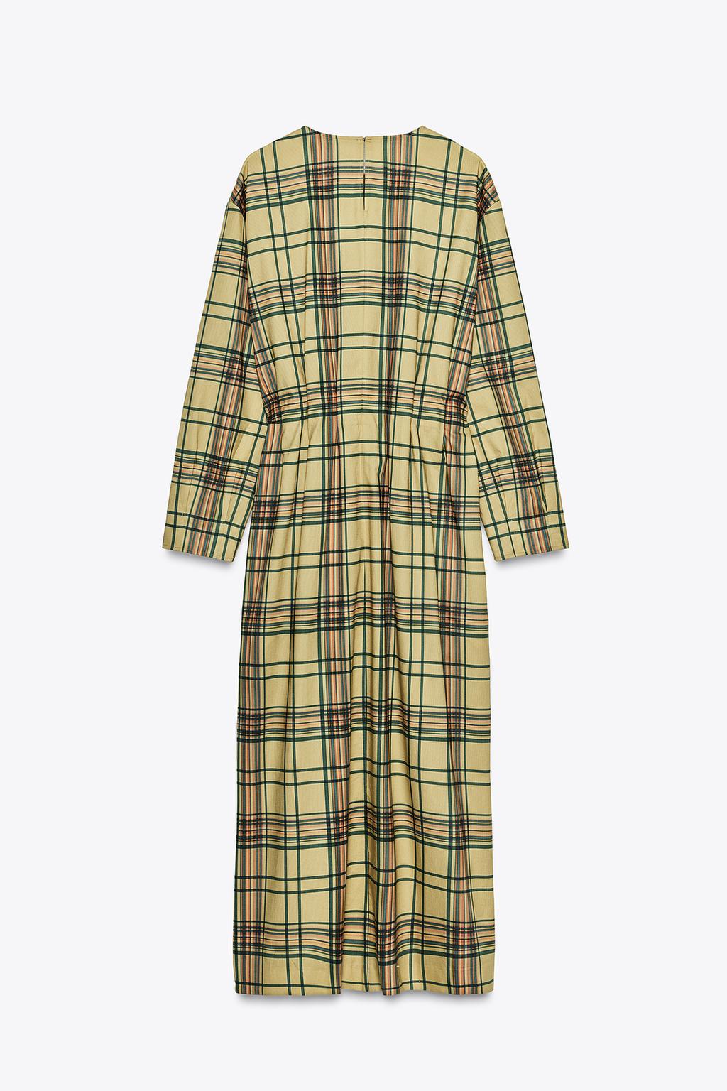 ZW COLLECTION Check Midi Dress