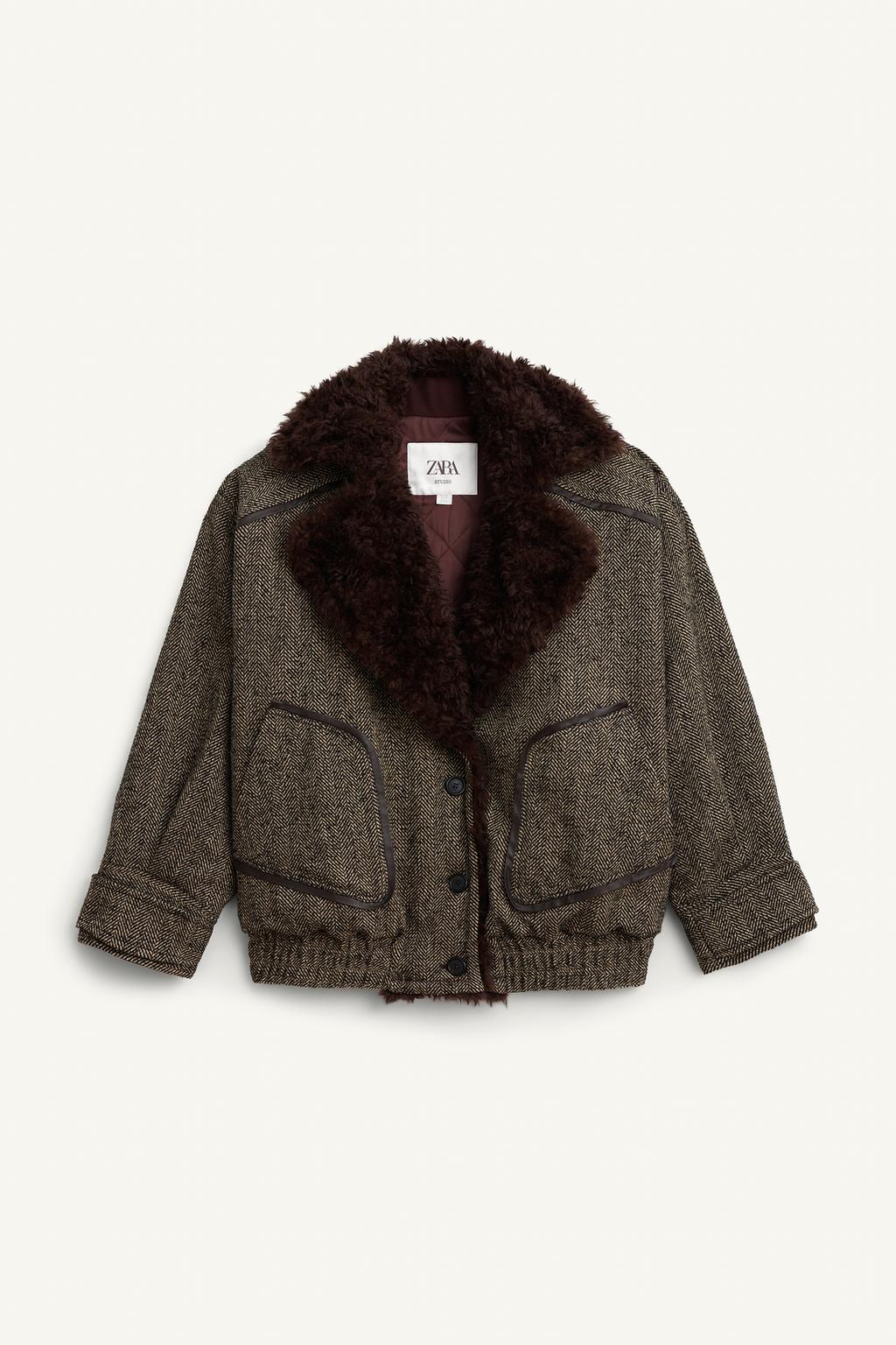 Limited Edition Herringbone Combined Bomber Jacket