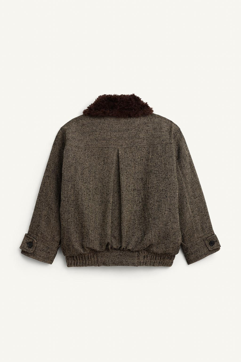 Limited Edition Herringbone Combined Bomber Jacket