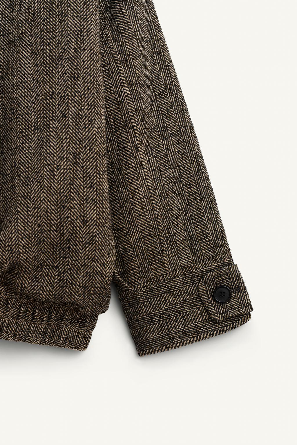 Limited Edition Herringbone Combined Bomber Jacket