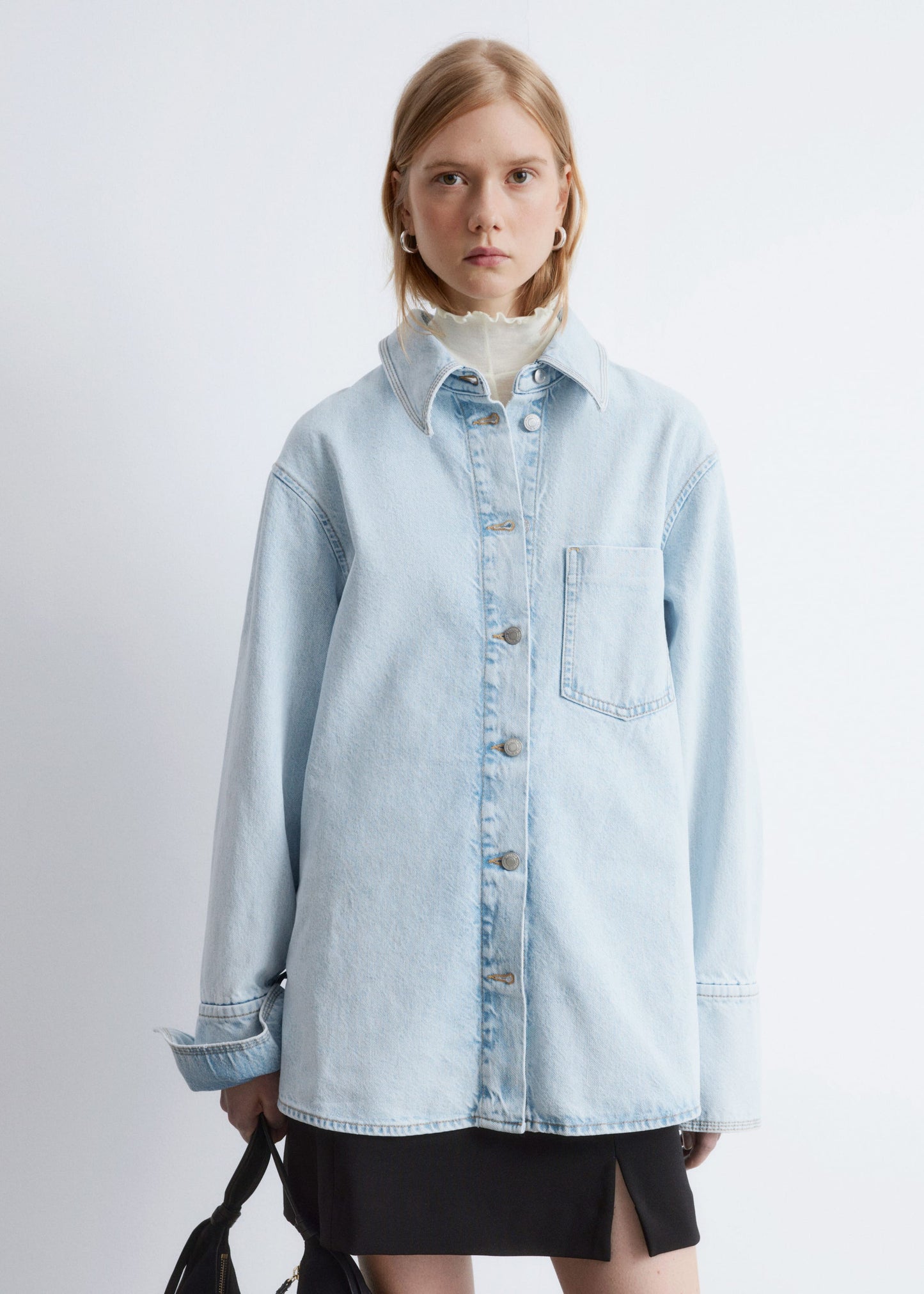 Oversized Denim Shirt