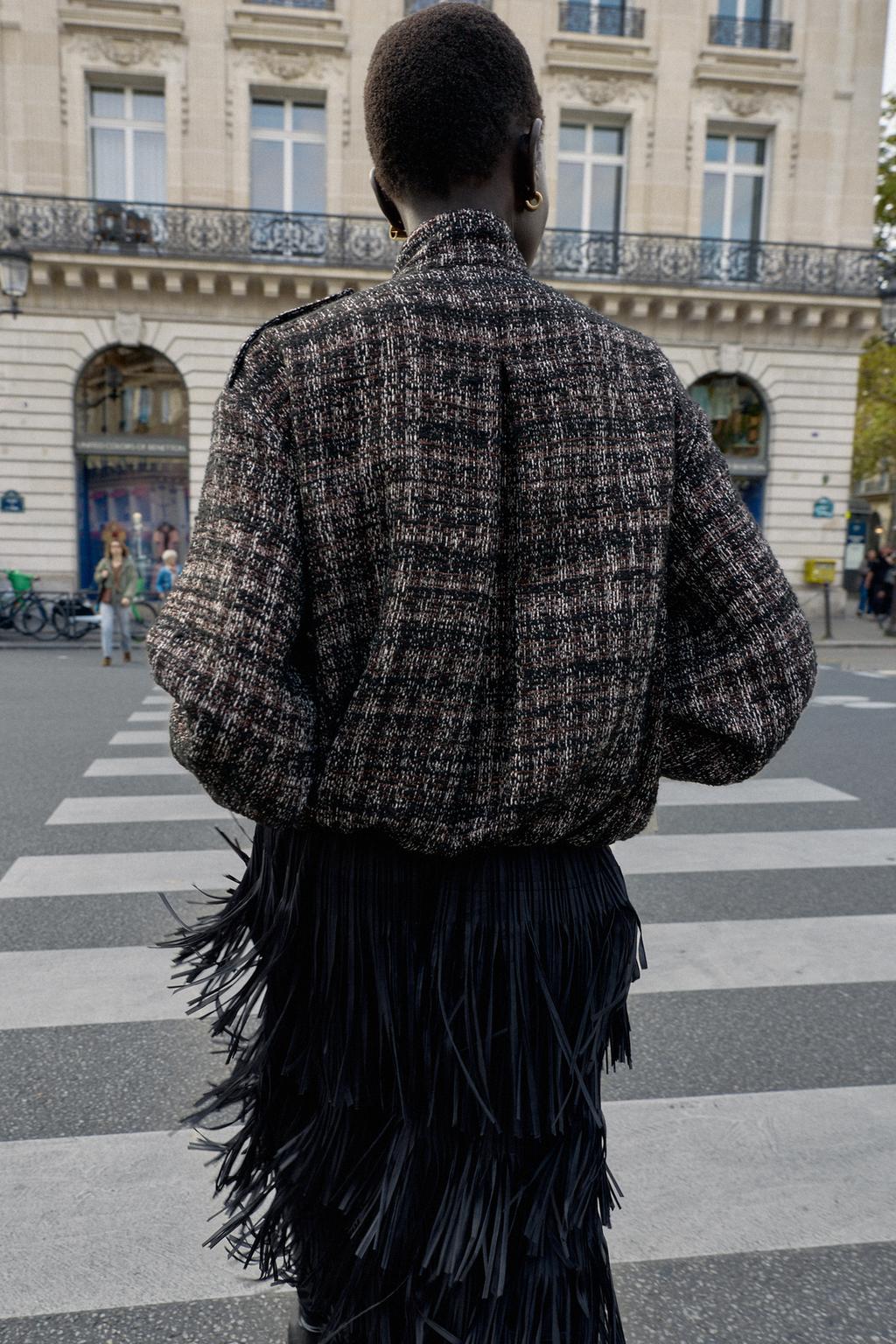 Fringed Midi Skirt