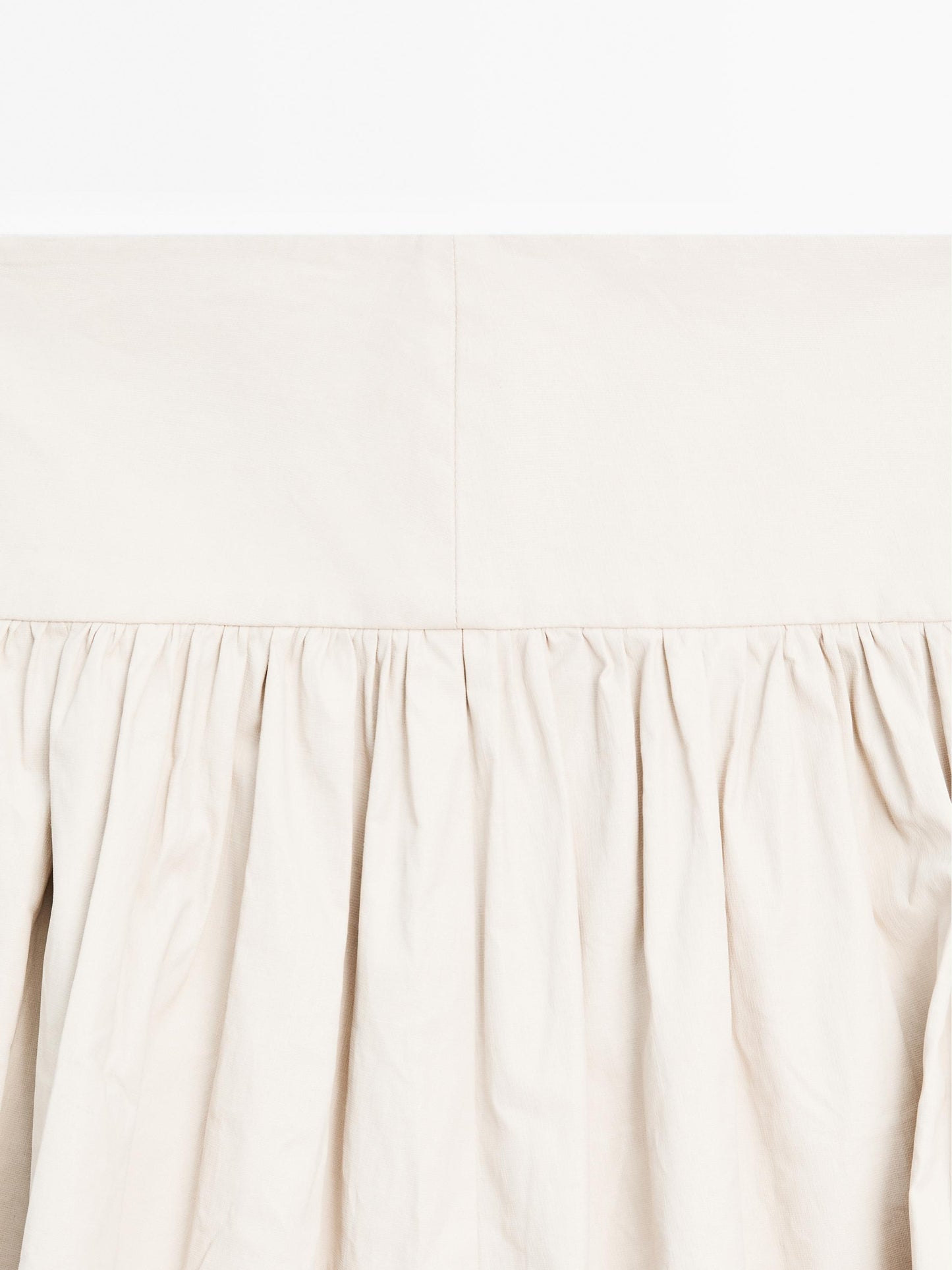 100% linen midi skirt with yoke
