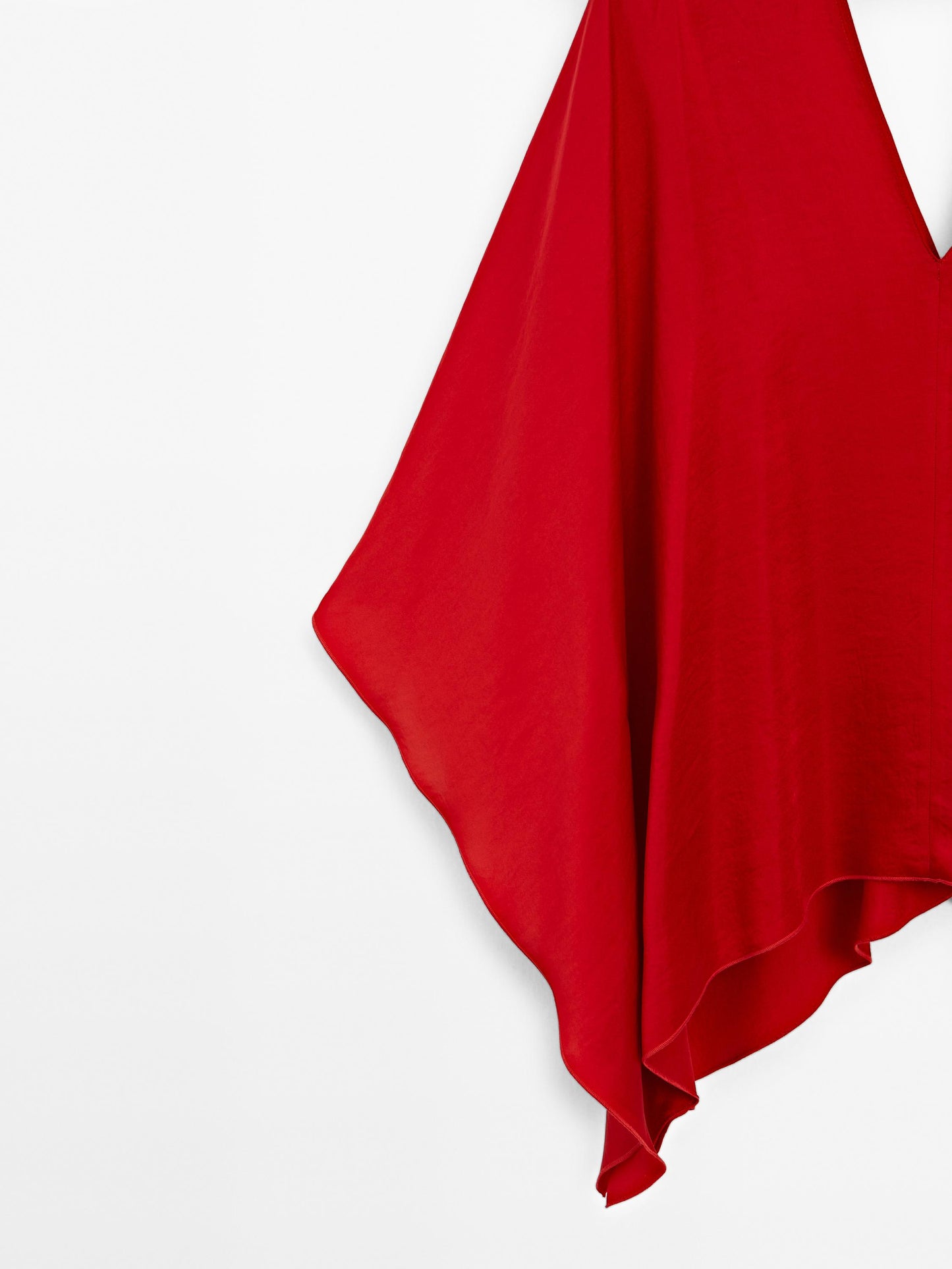 Flowing V-neck blouse
