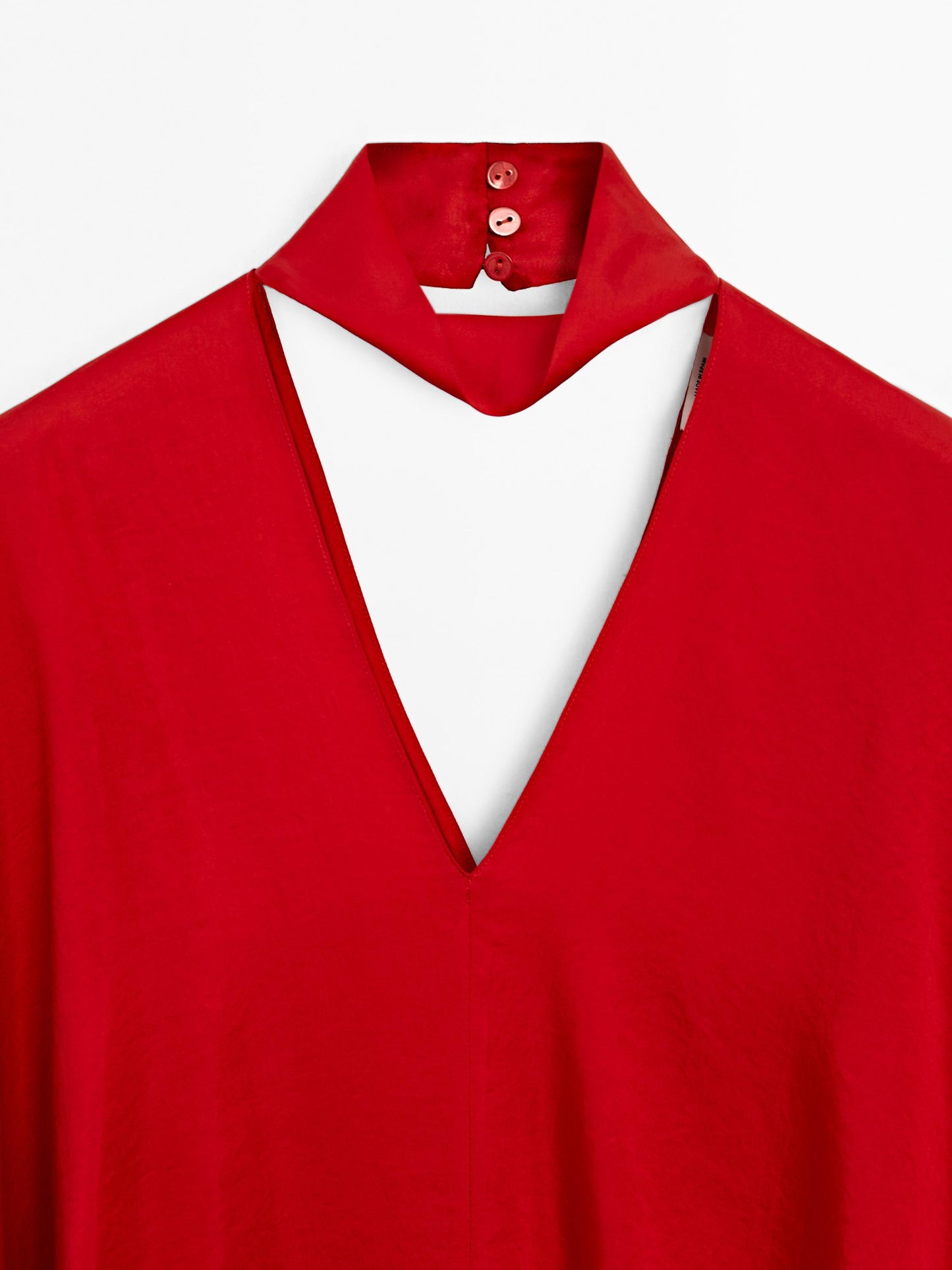 Flowing V-neck blouse