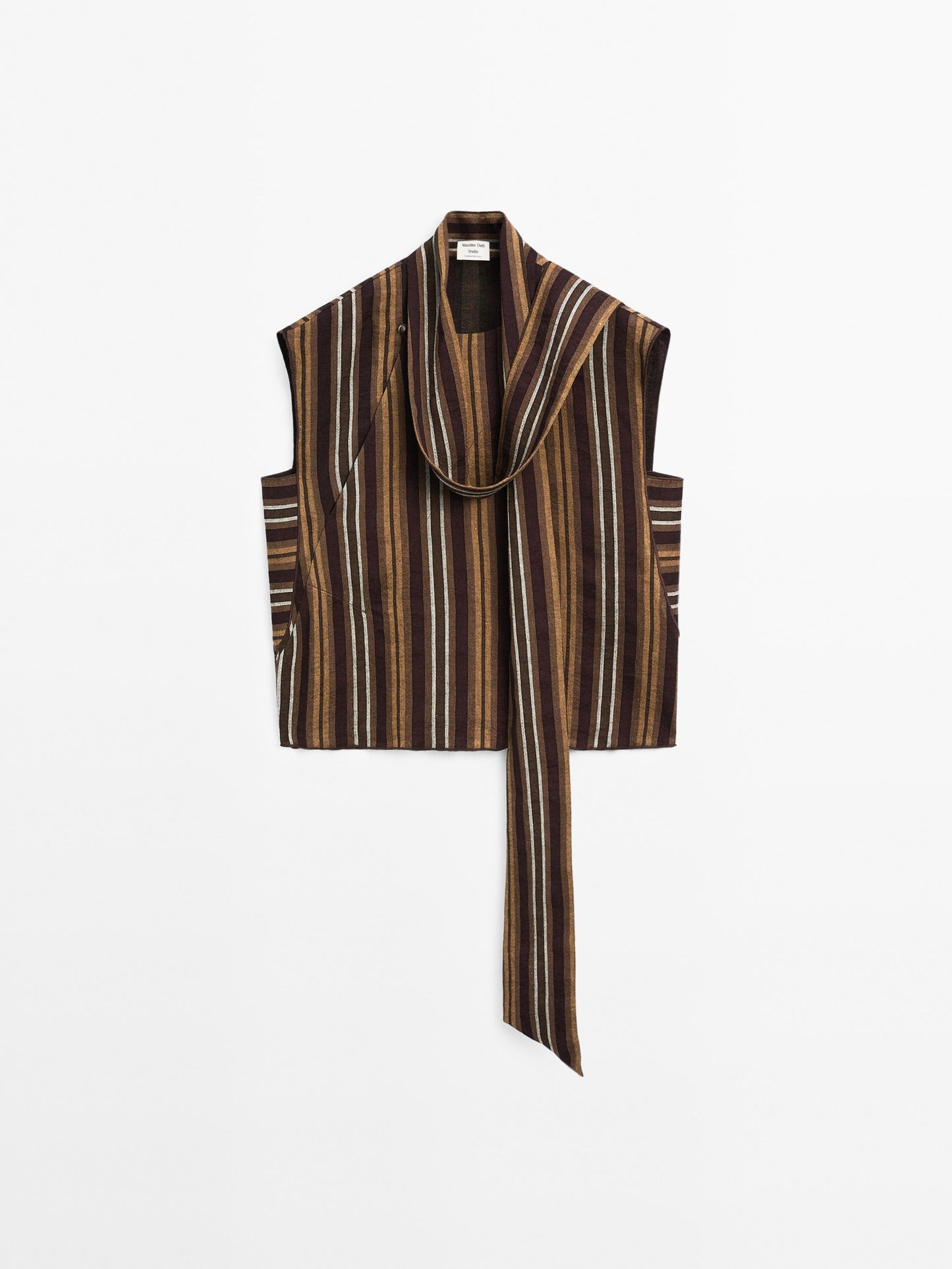 Striped flowing blouse