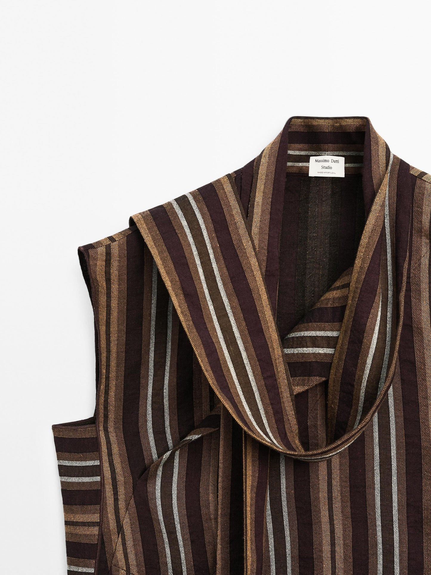 Striped flowing blouse