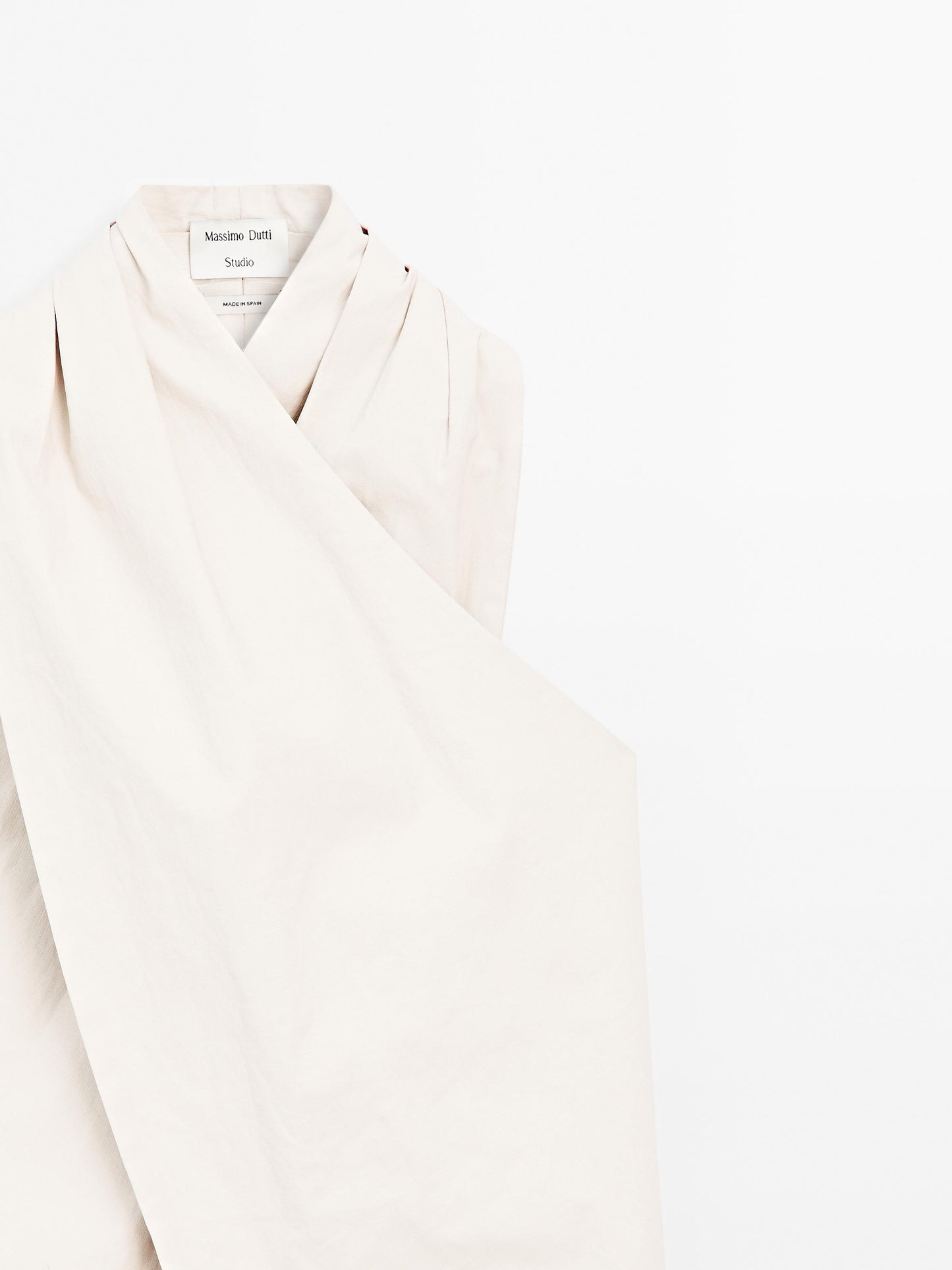 100% linen wrap top