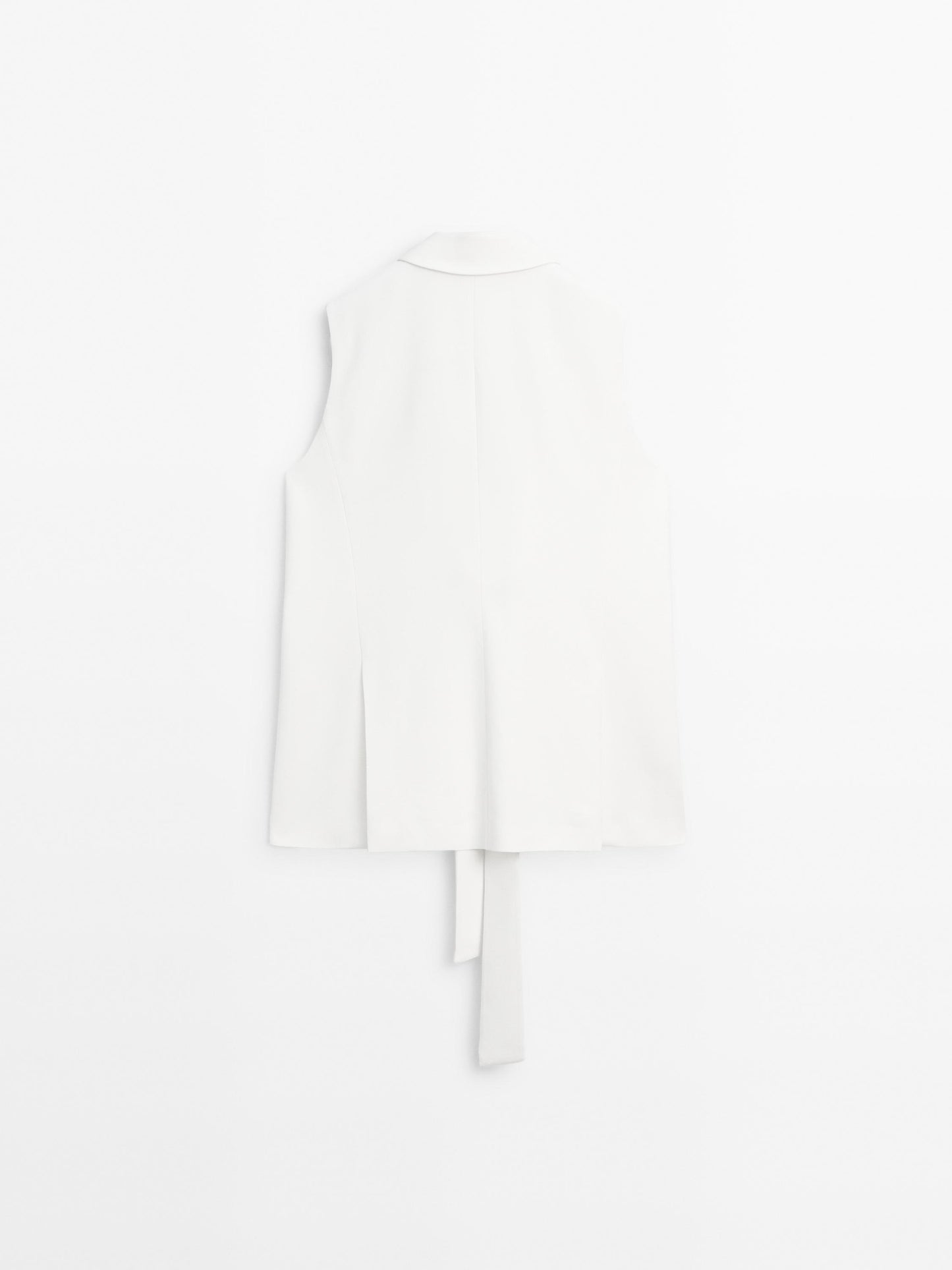 Smart waistcoat with bow detail