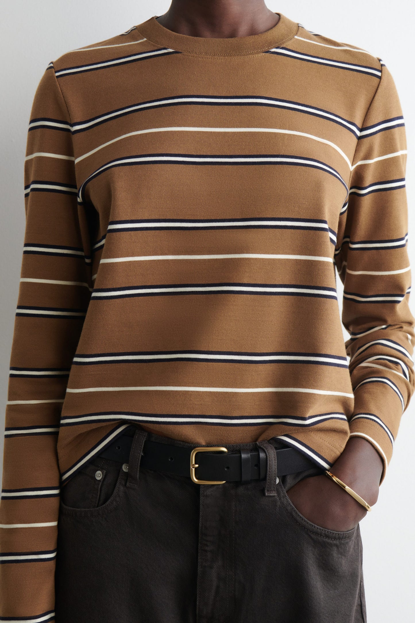 Clean Cut Regular Long-Sleeved T-Shirt