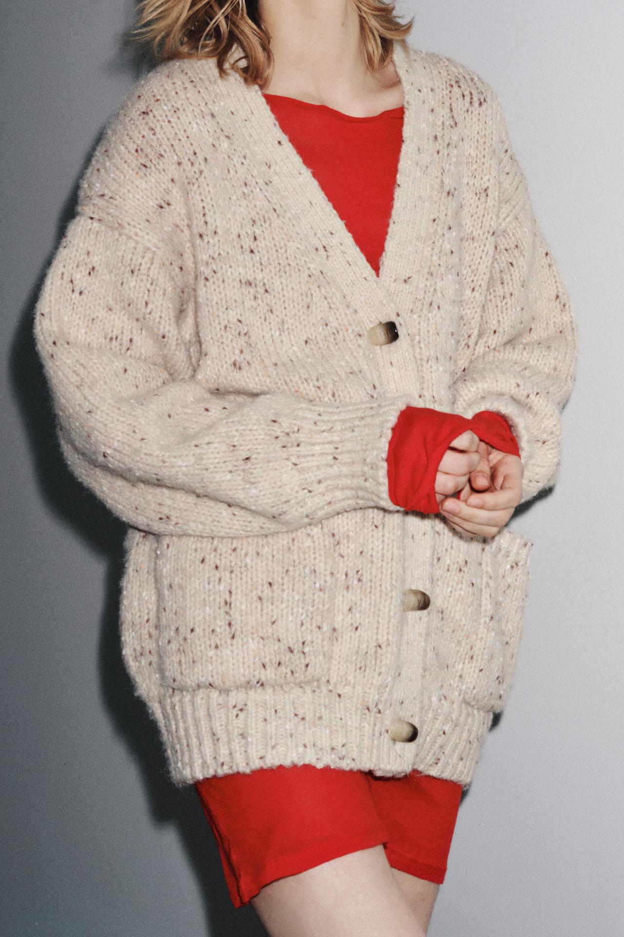 Pinchita Oversized Knit Cardigan