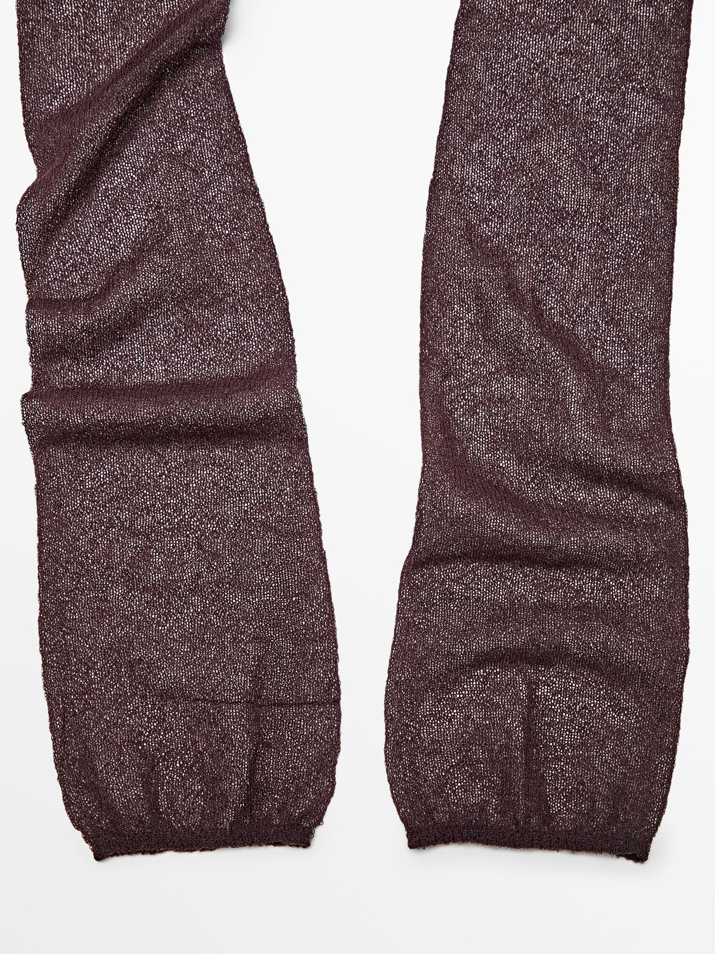 Long knit gloves