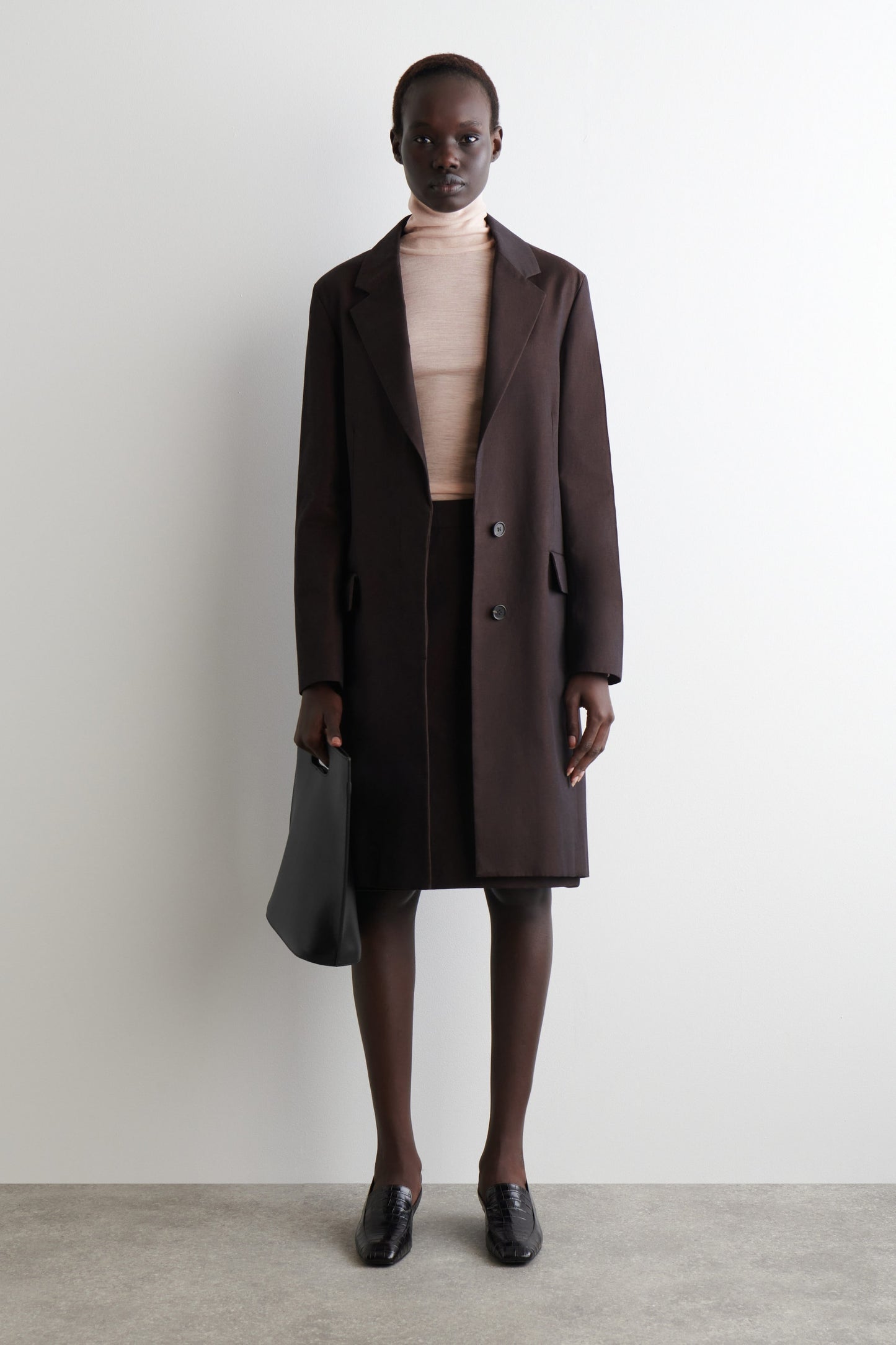Merino Wool High-Neck Top