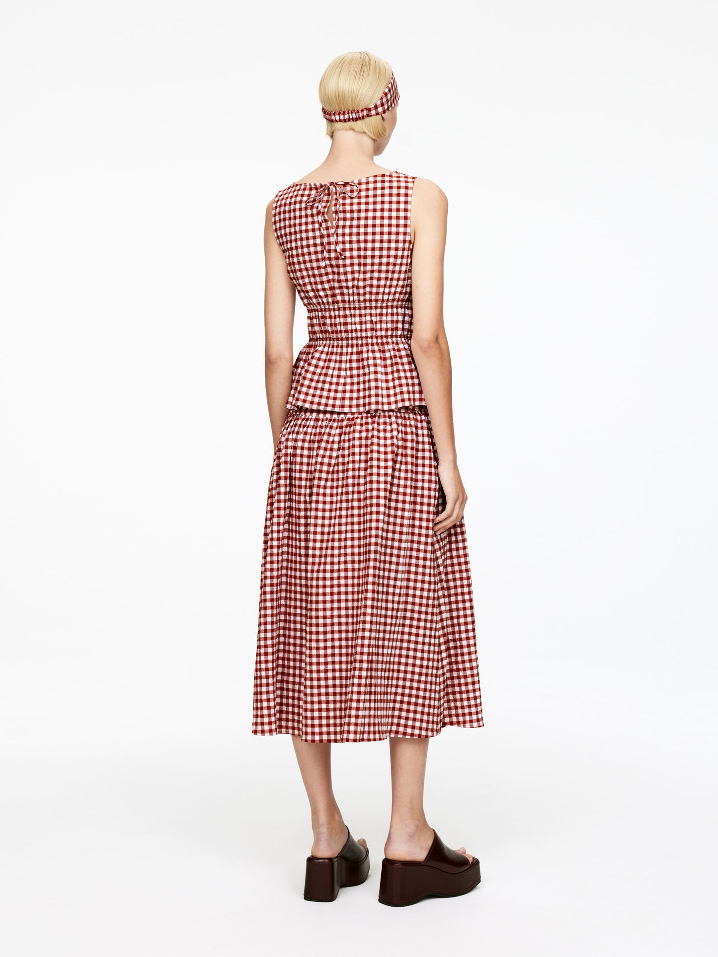 Seersucker Skirt