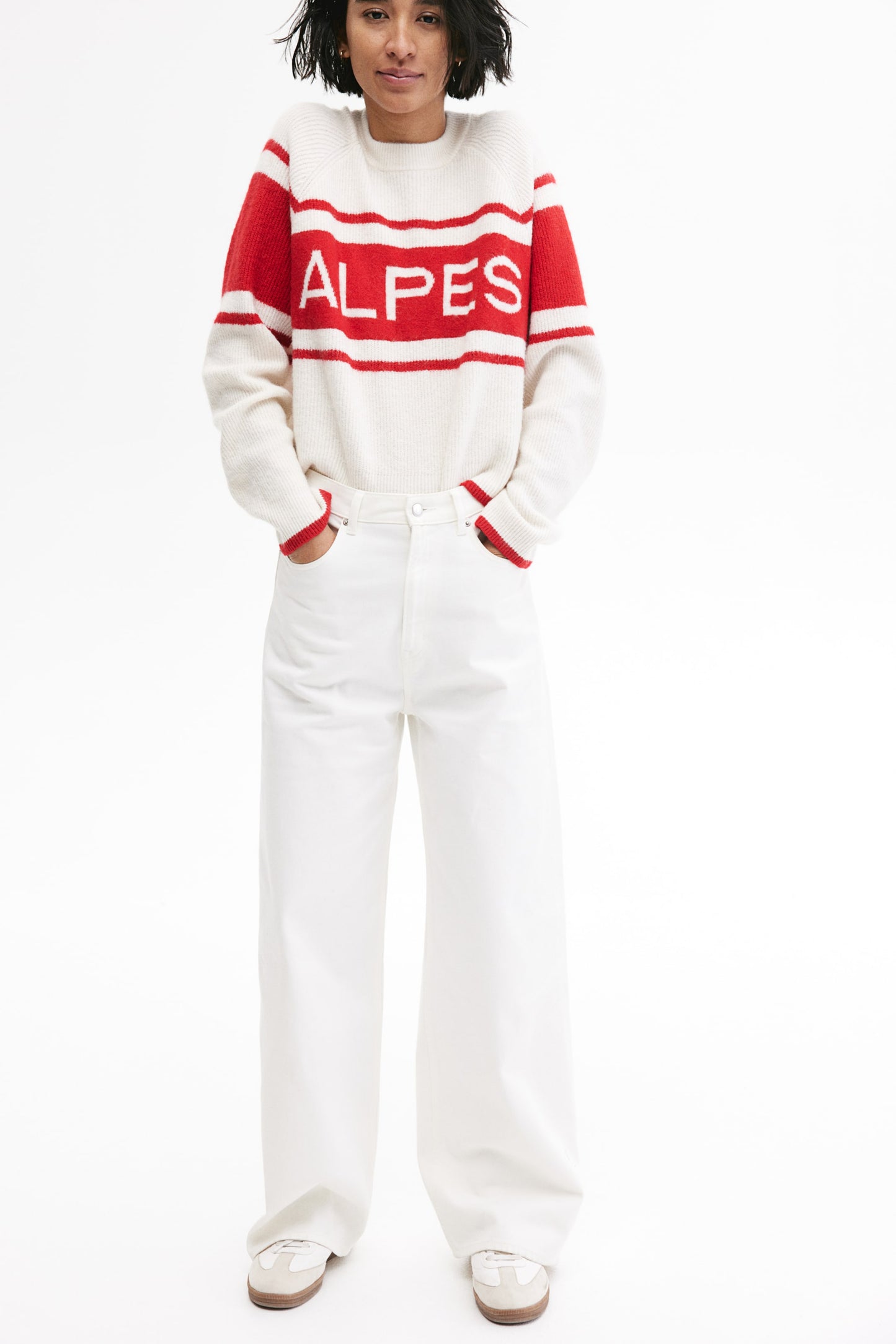 Text-motif jumper