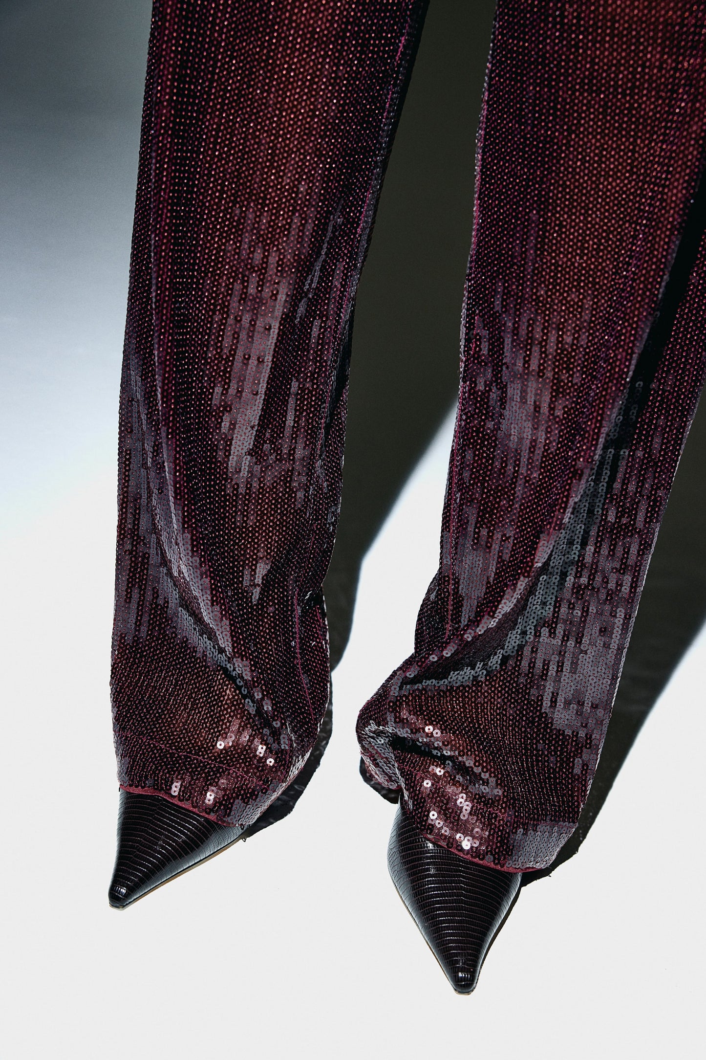 Sequined trousers