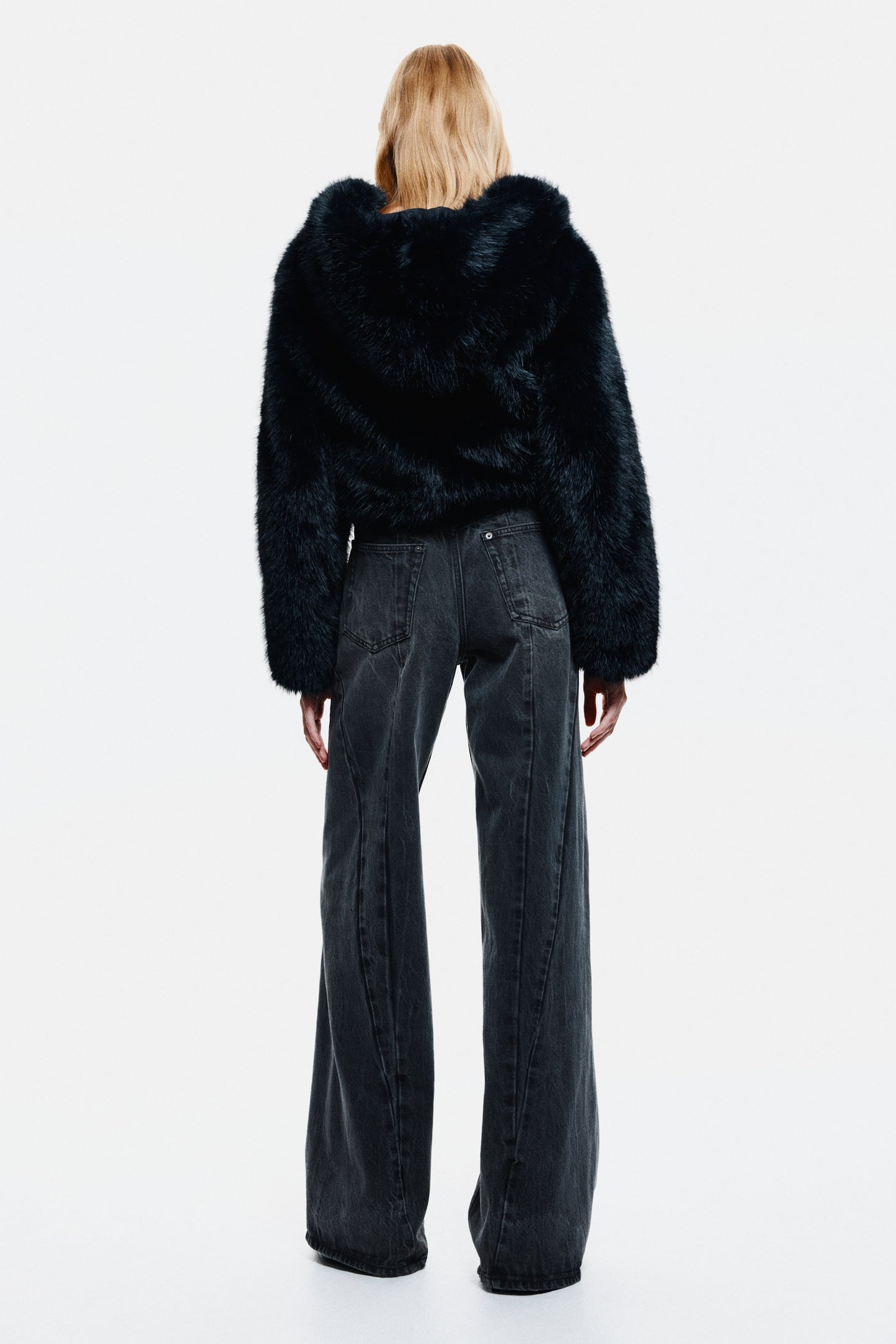 Seam-detail jeans