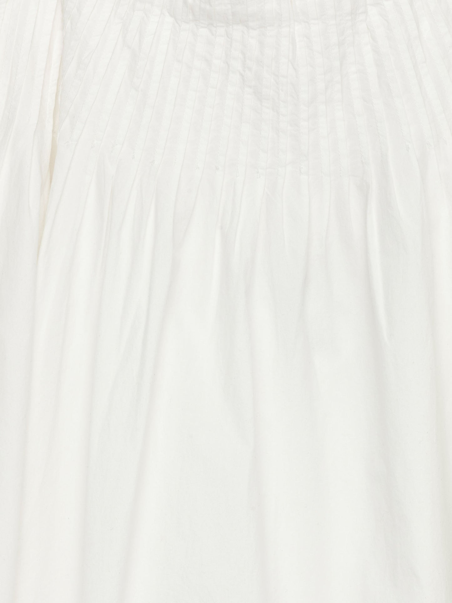 Pintuck Cotton Skirt