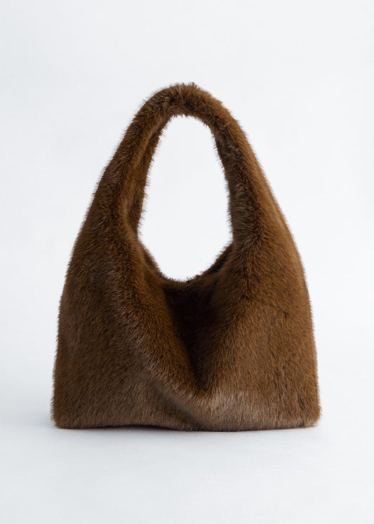 Faux Fur Shoulder Bag