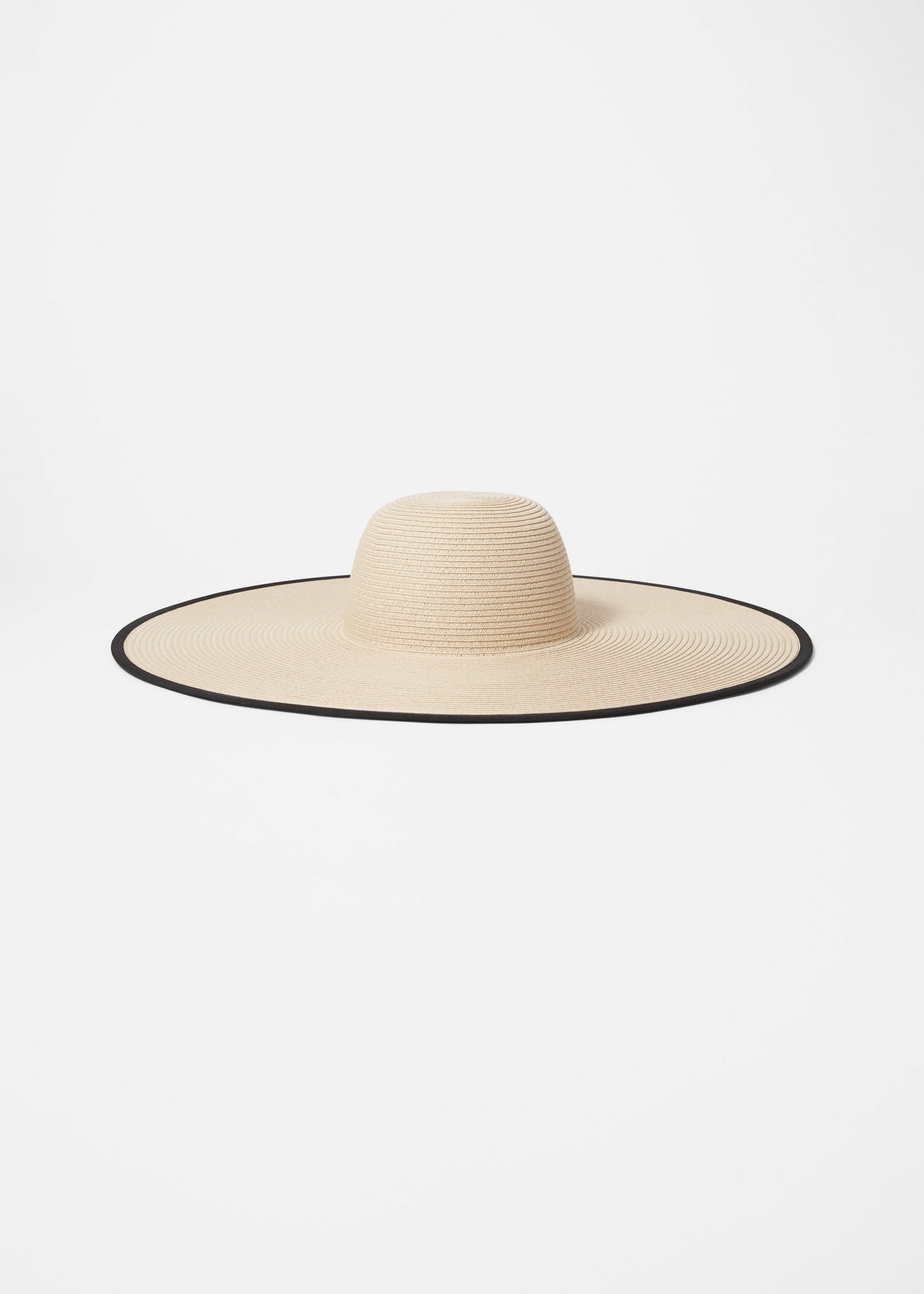 Wide-Brim Straw Hat