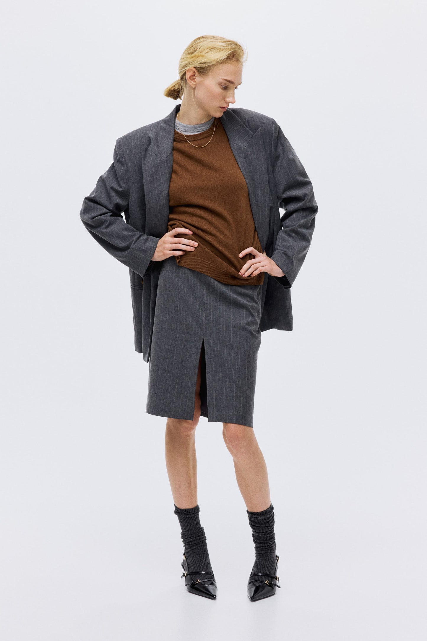 Fine-knit cashmere jumper