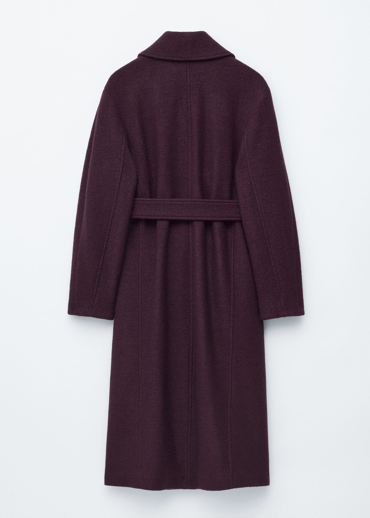 Voluminous Belted Wool Coat