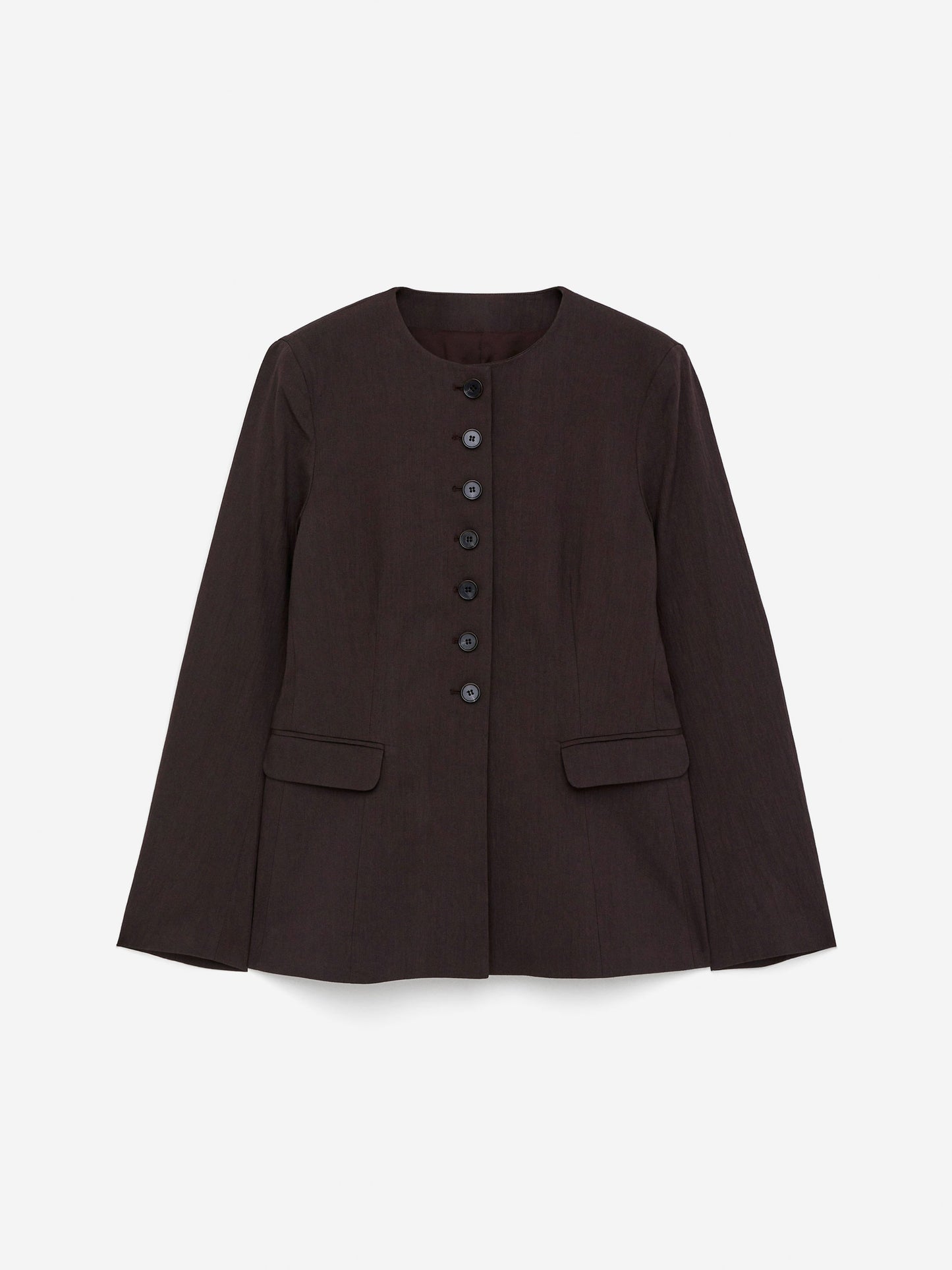 Linen-Blend Blazer