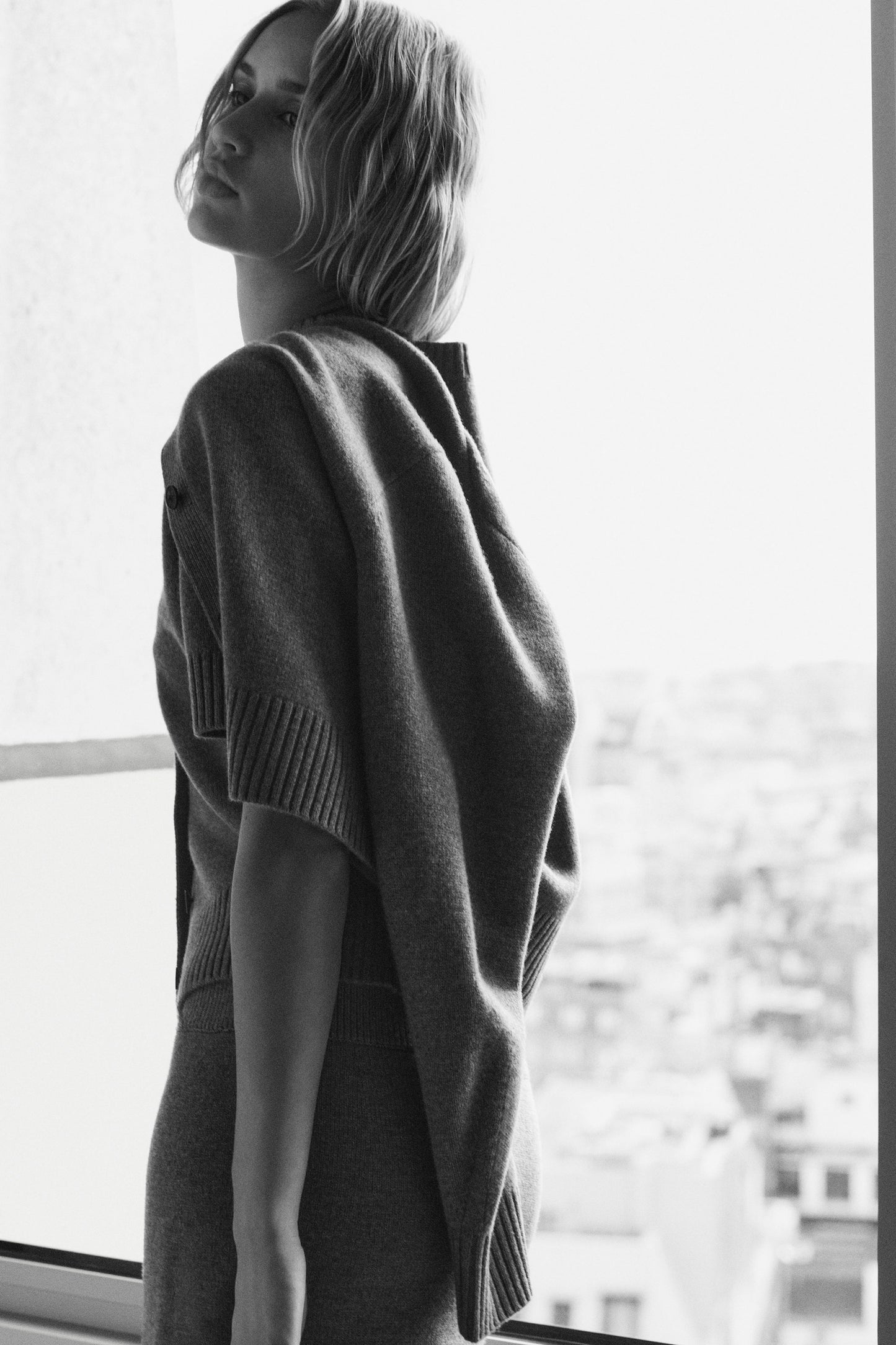 Merino Wool Mini Skirt