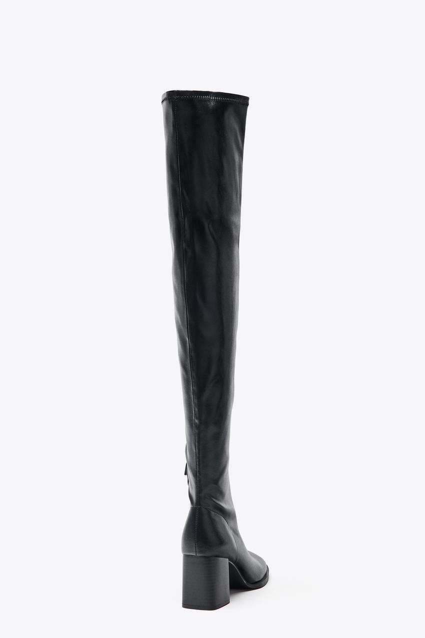 High-Leg Heeled Boots