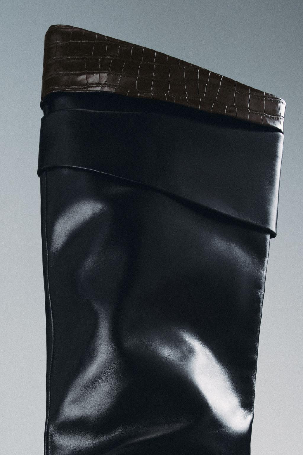 Limited Edition Leather Knee-High Boots