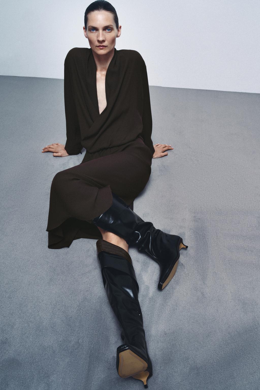 Limited Edition Leather Knee-High Boots