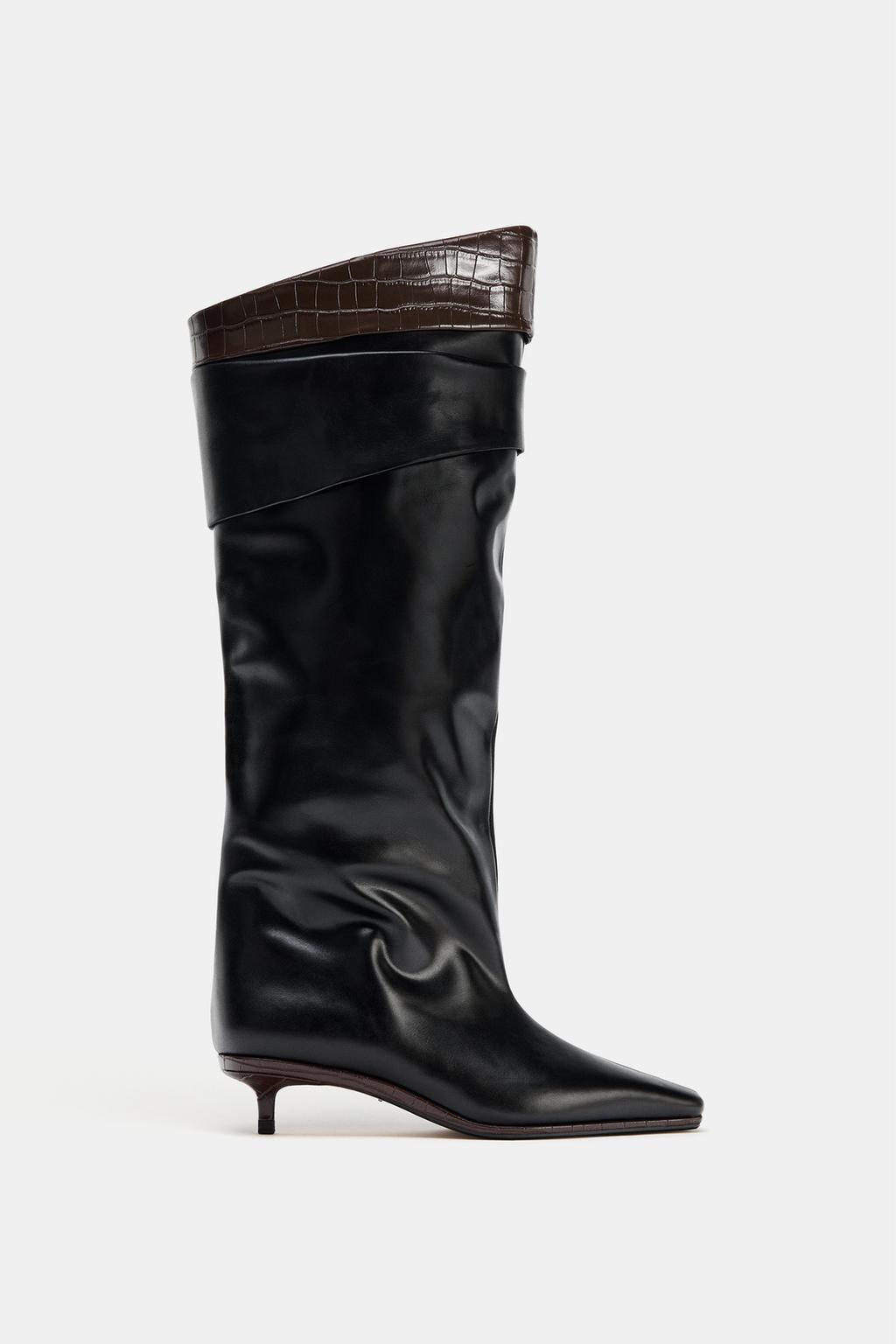 Limited Edition Leather Knee-High Boots
