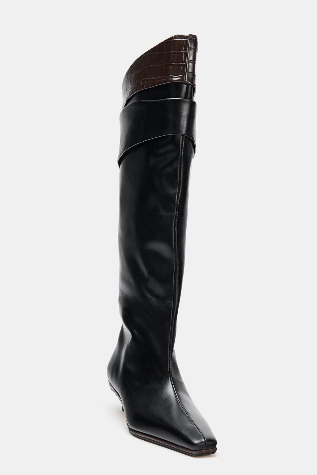 Limited Edition Leather Knee-High Boots