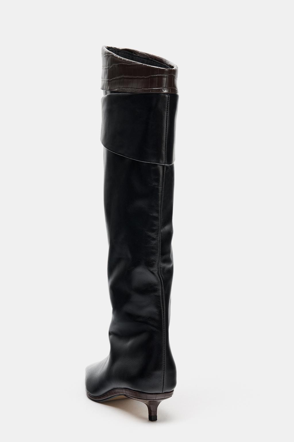 Limited Edition Leather Knee-High Boots