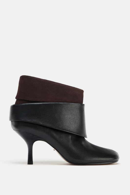 Limited Edition Leather High-Heel Ankle Boots