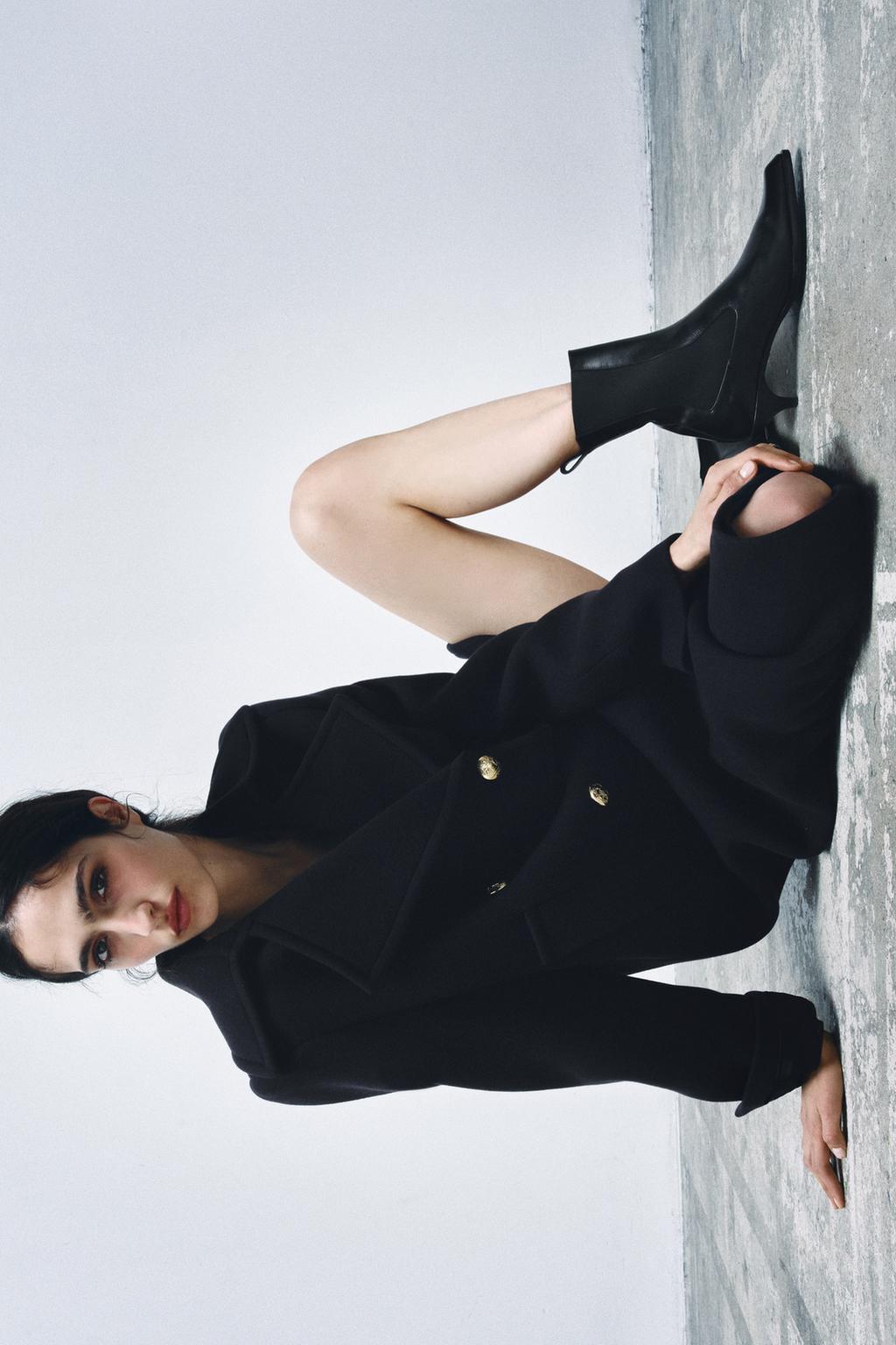 Limited Edition Leather Kitten Heel Ankle Boots