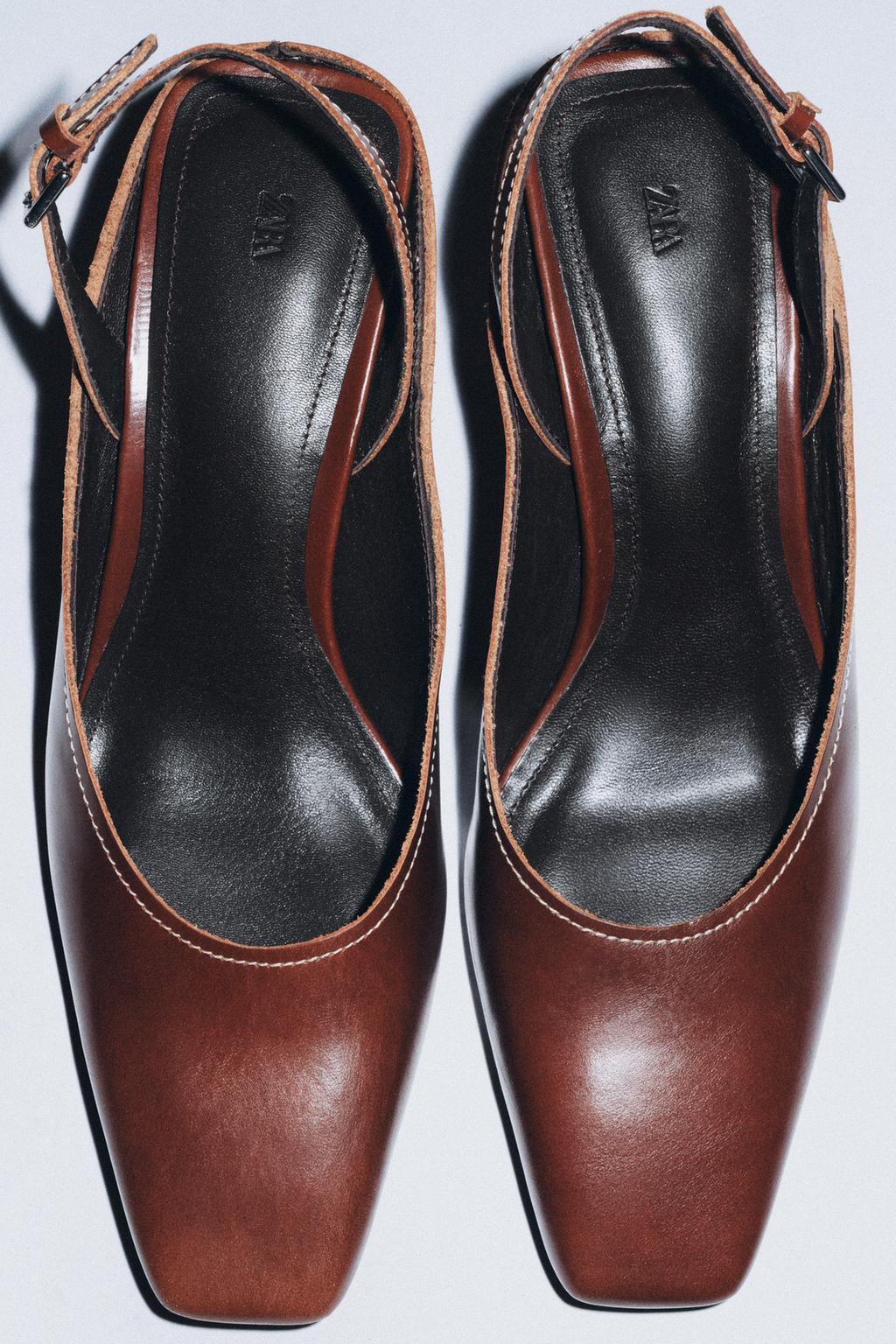Leather Slingback Shoes Limited Edition
