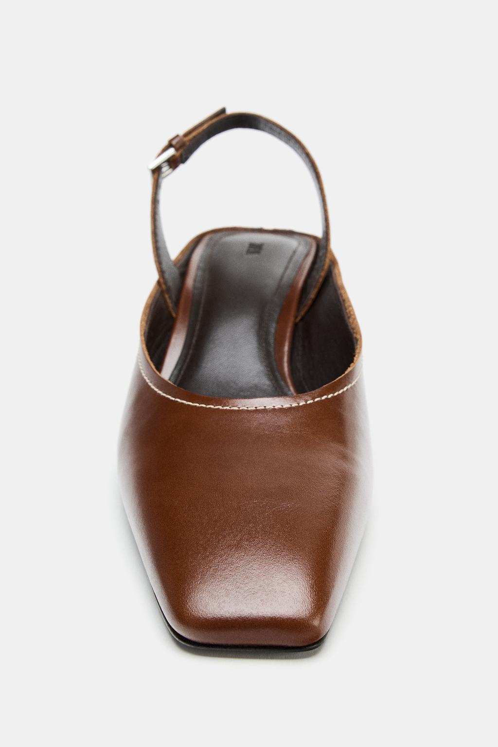 Leather Slingback Shoes Limited Edition