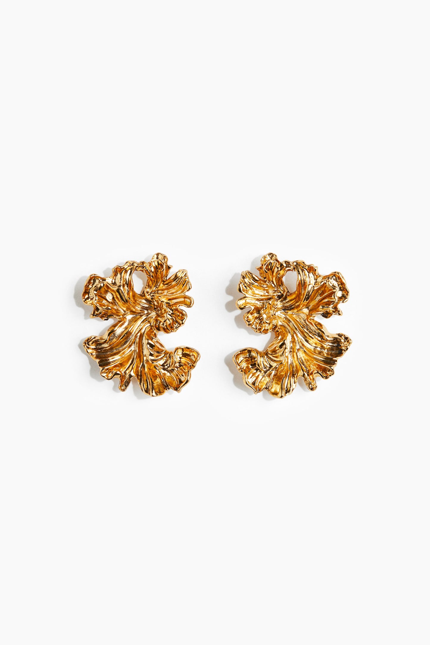 Organic-shaped earrings