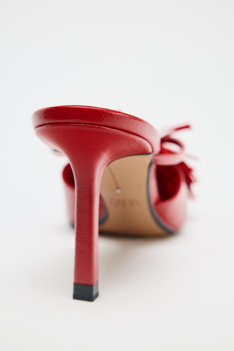 Fringed High-Heel Sandals