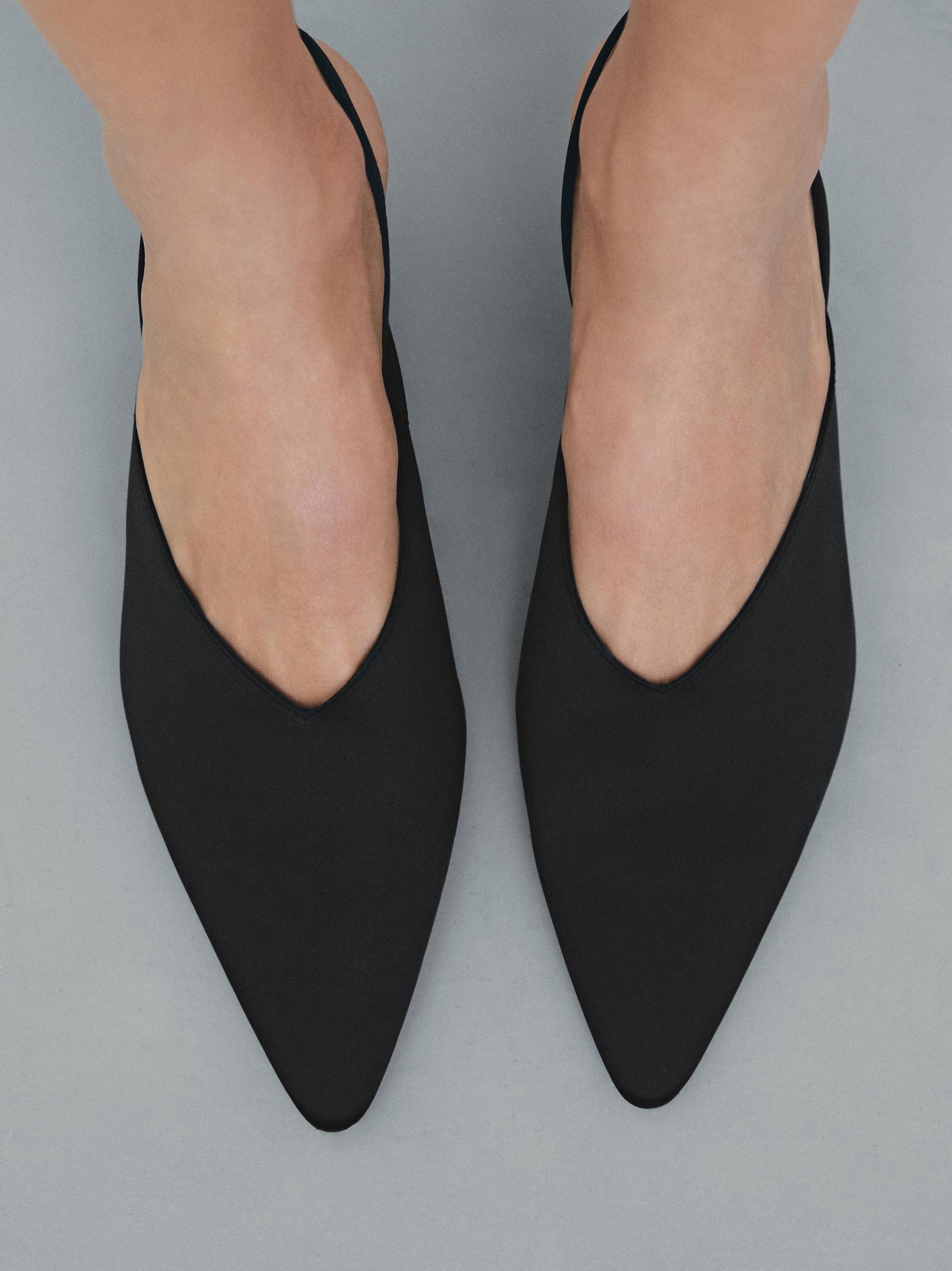 Satin wedges