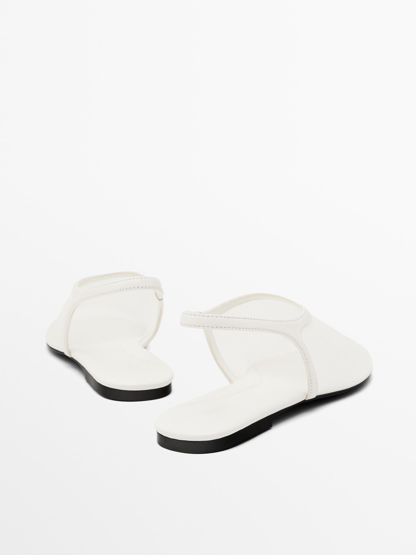 Mesh slingback ballet flats