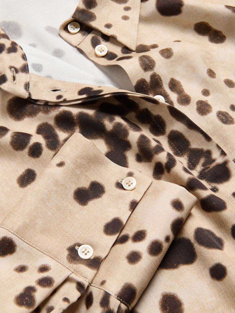 Patterned viscose shirt